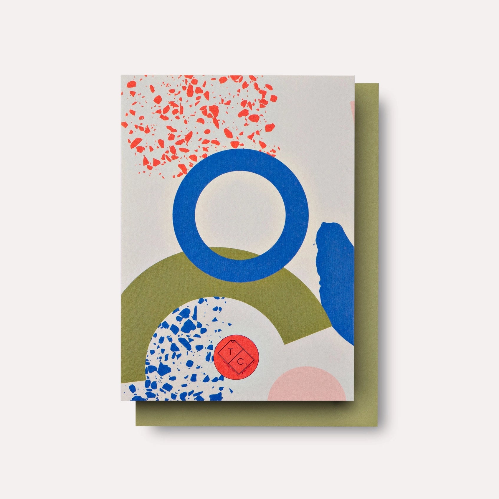 Memphis Brush Happy Birthday Card by The Completist - Lifestory
