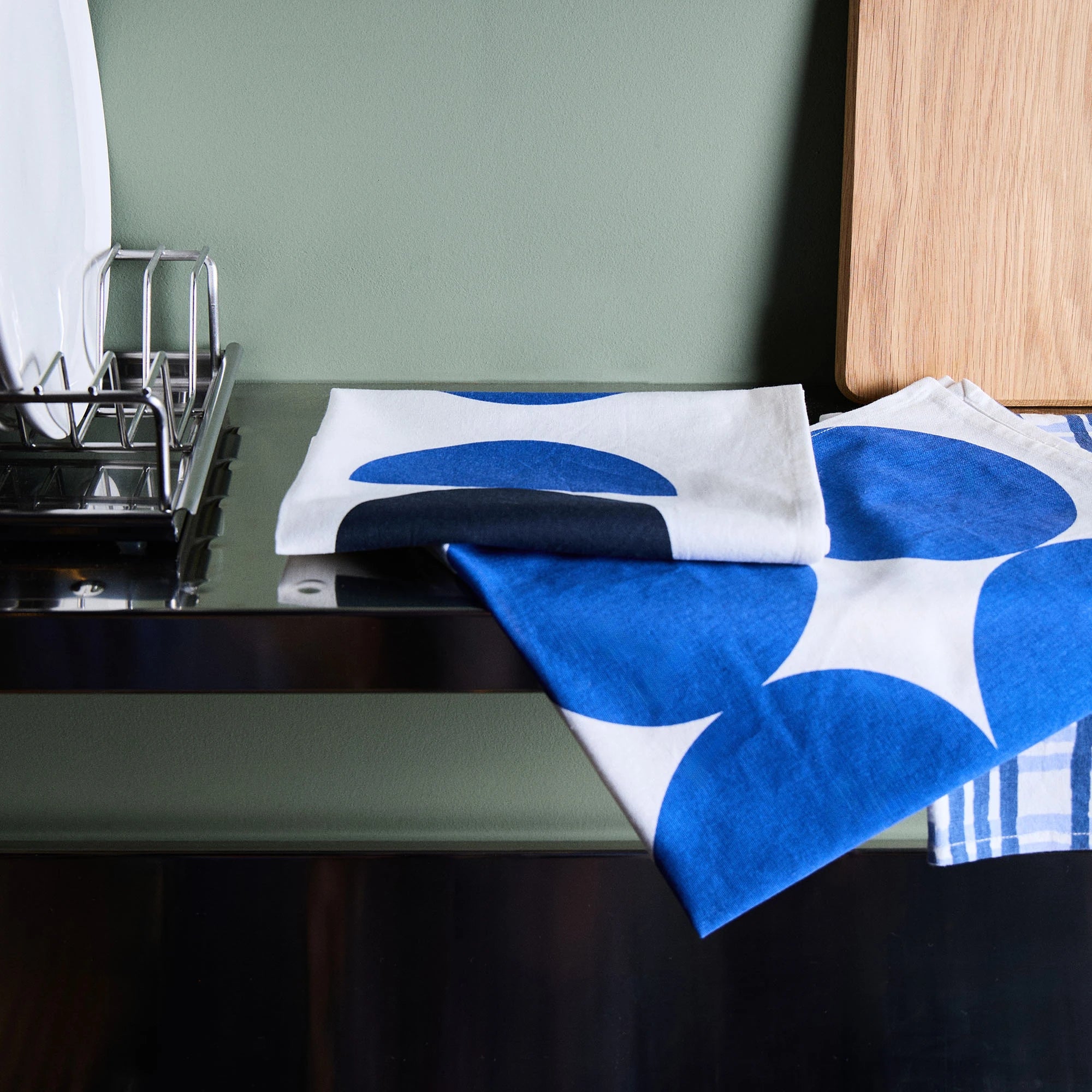 Dessau Print Tea Towel Set of 2 by The Conran Shop