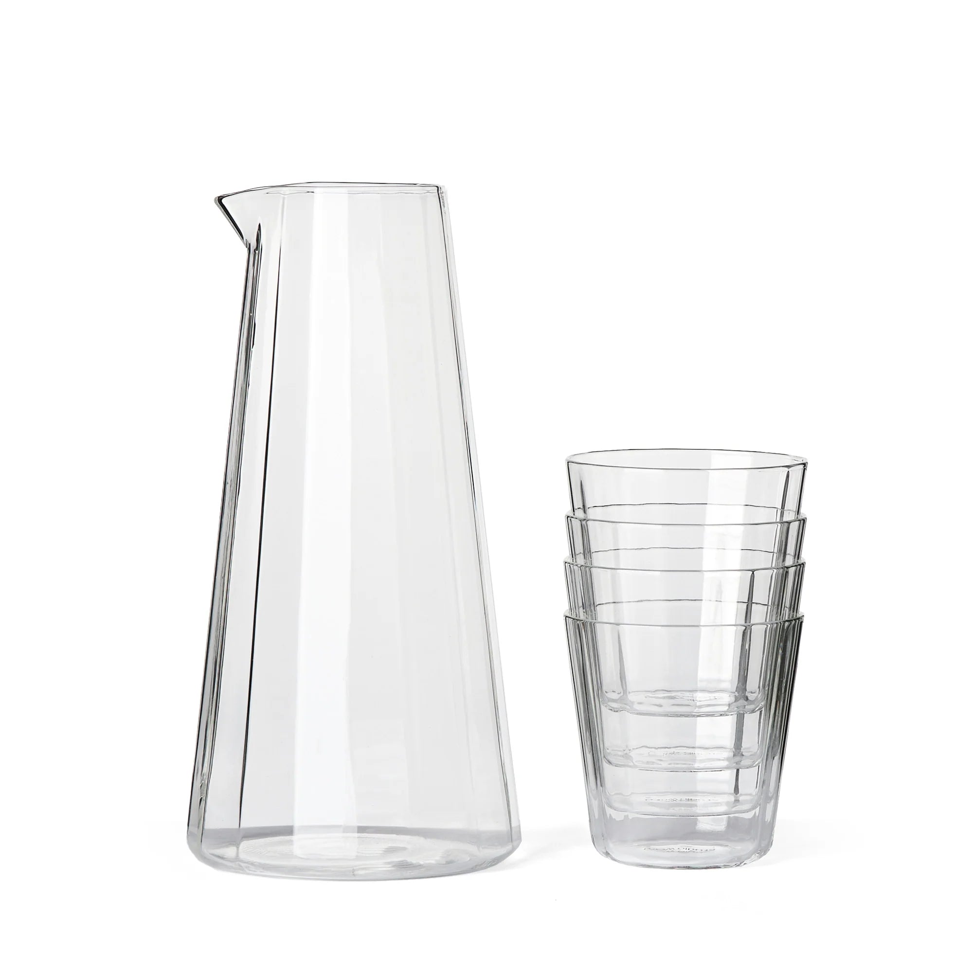 Fade Clear Carafe and Tumblers Set by The Conran Shop