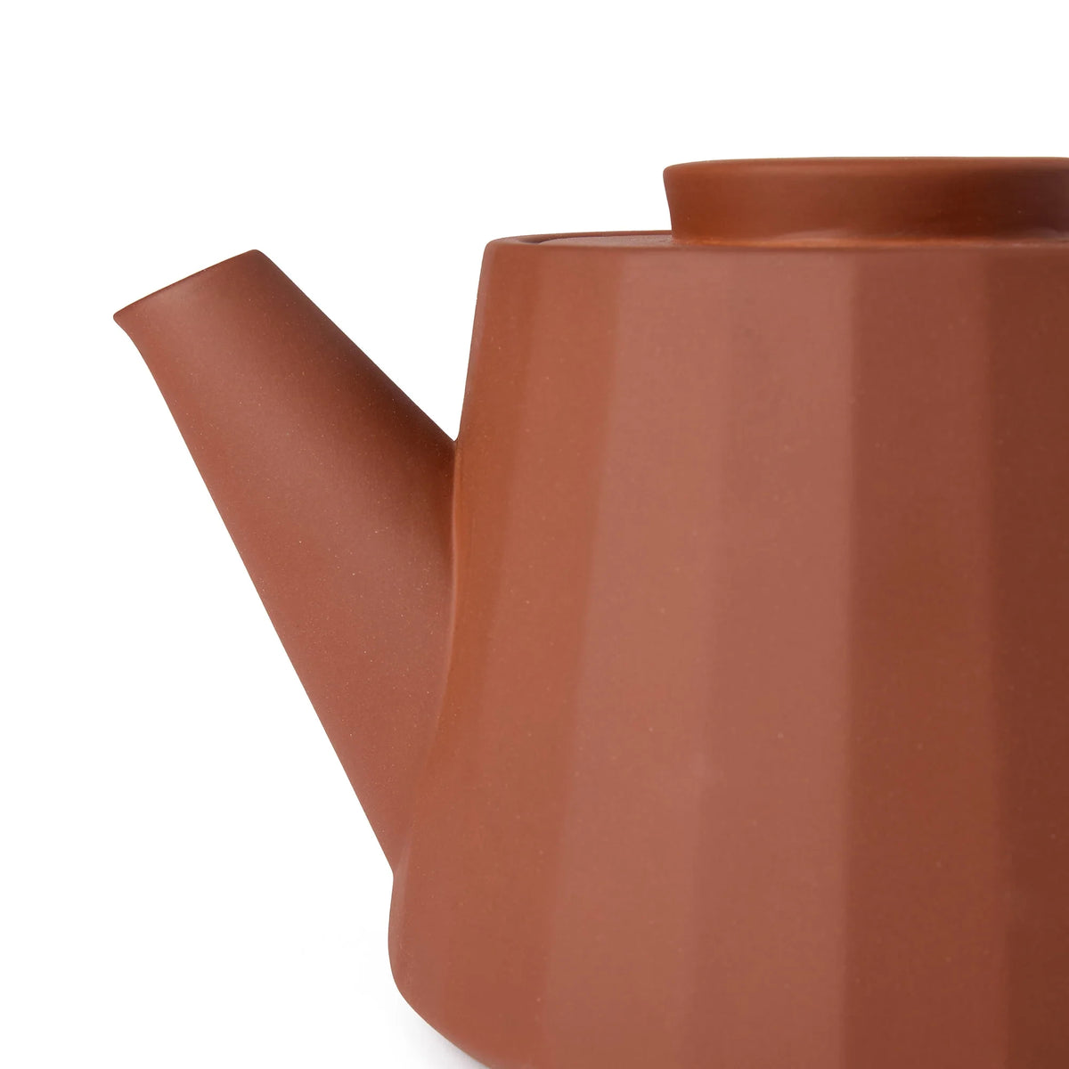 Fade Porcelain Teapot in Cacao by The Conran Shop