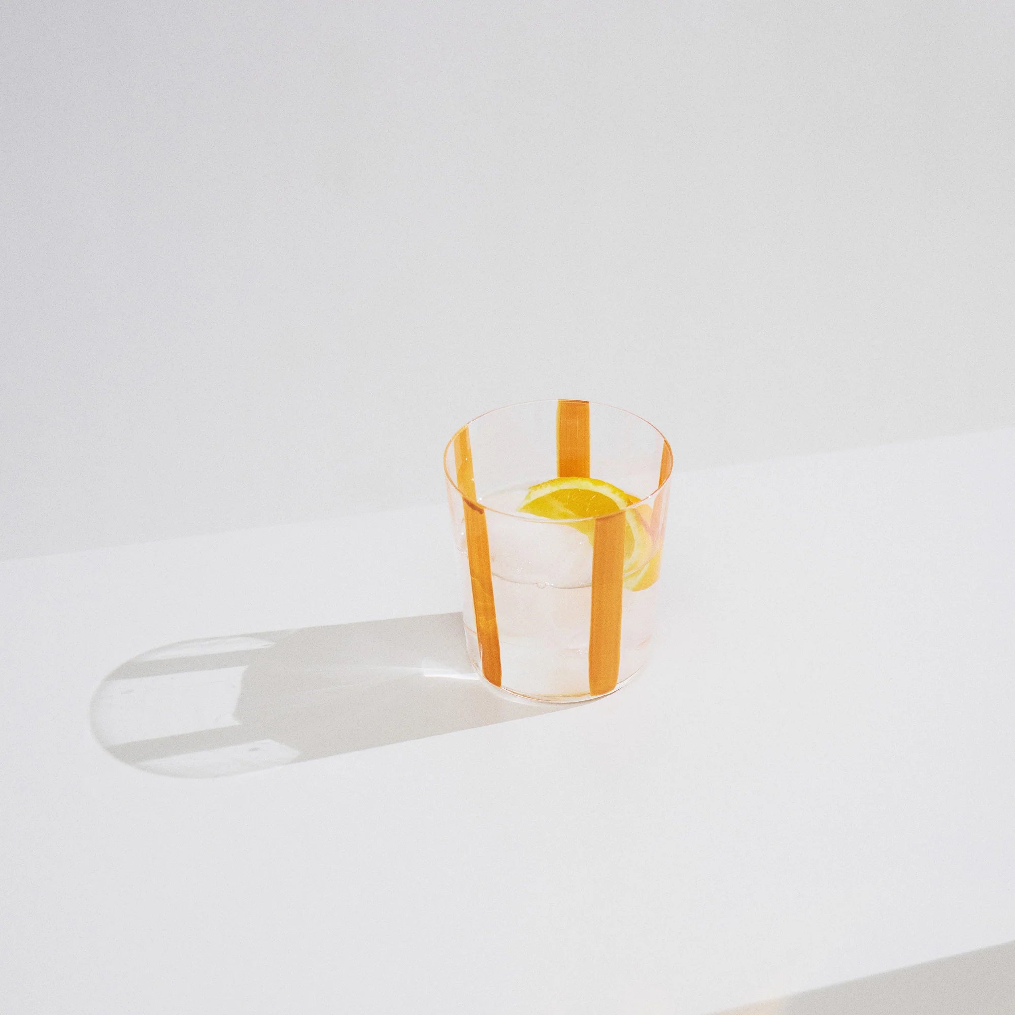 Nova Stripe Low Glass Tumbler Set of 4 by The Conran Shop - Lifestory