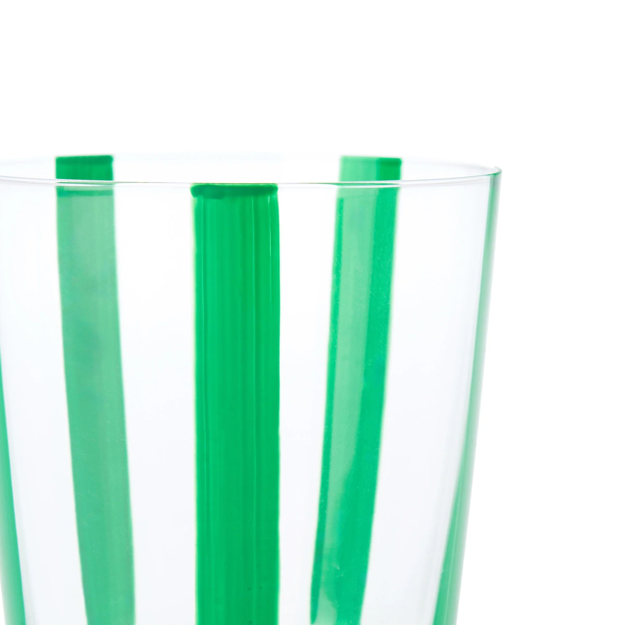 Nova Stripe Tall Glass Tumbler Set of 4 by The Conran Shop - Lifestory