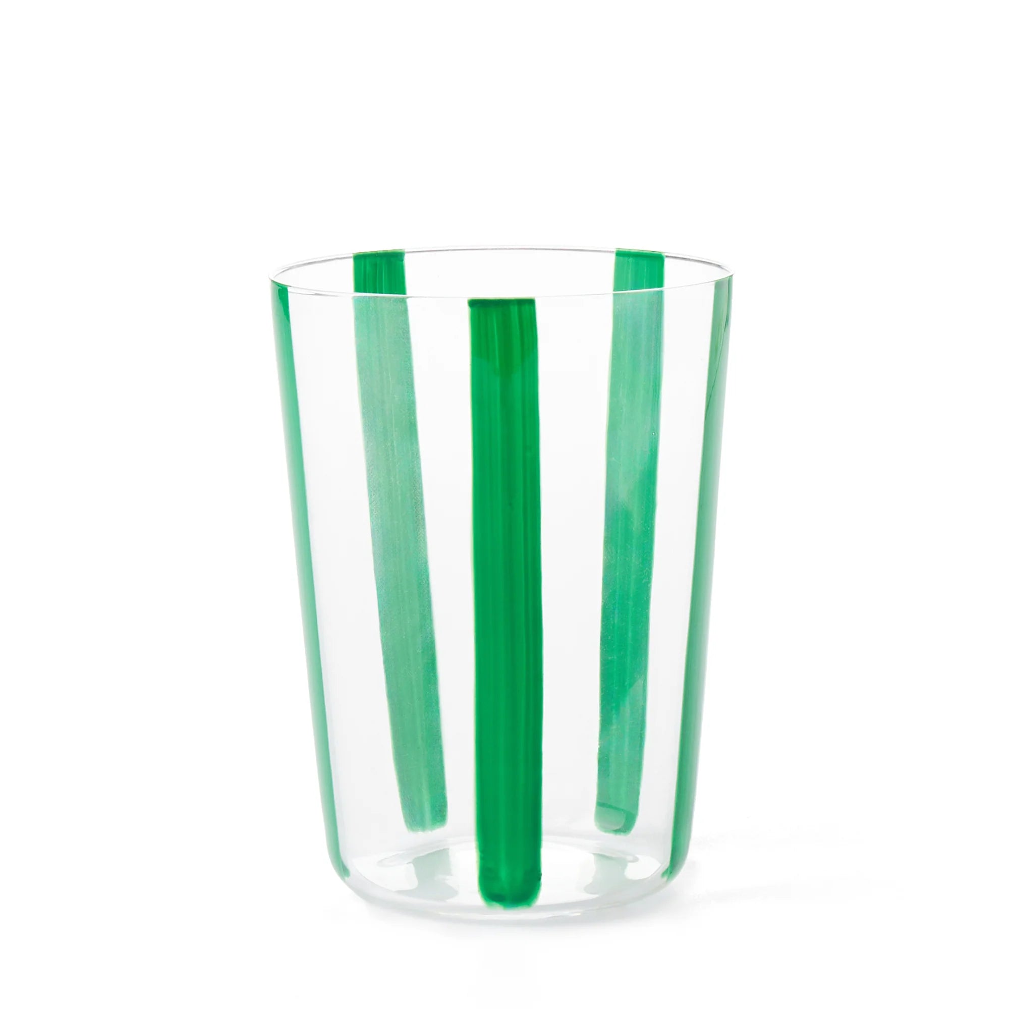 Nova Stripe Tall Glass Tumbler Set of 4 by The Conran Shop - Lifestory