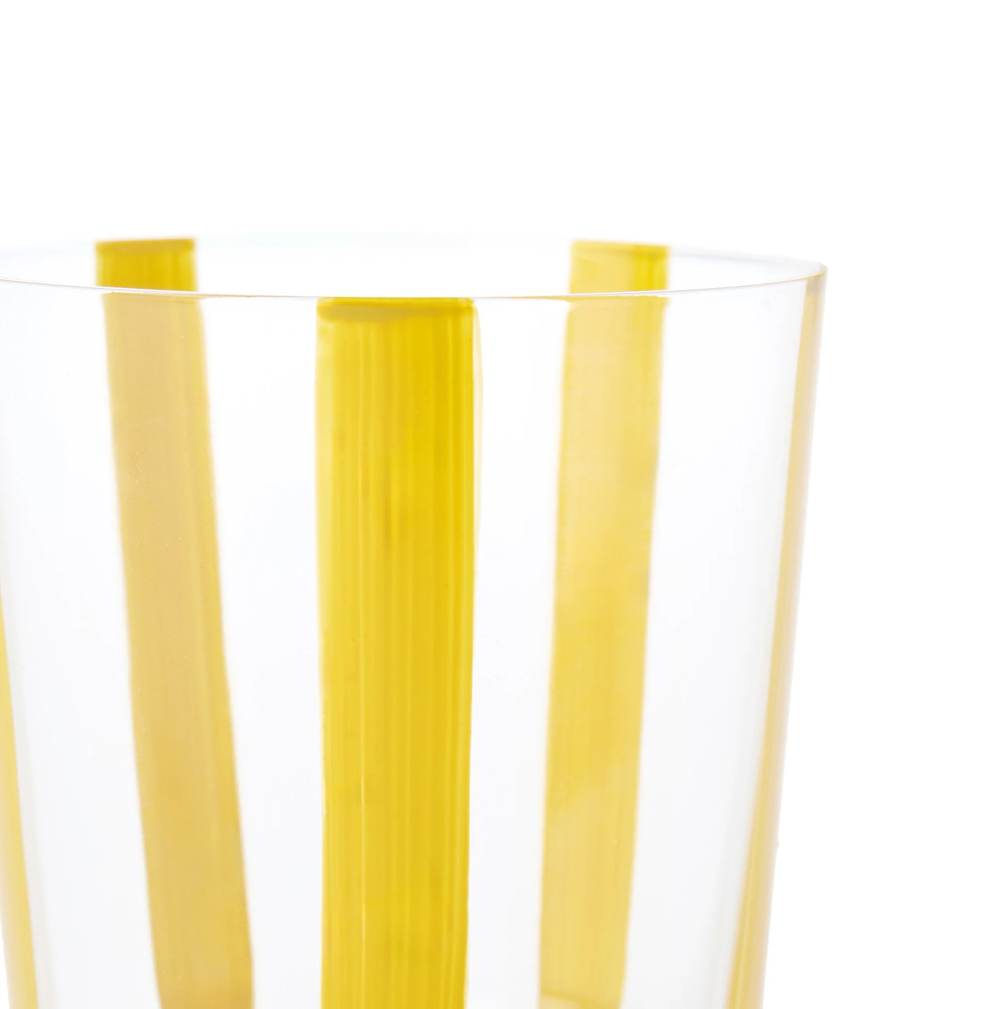 Nova Stripe Tall Glass Tumbler Set of 4 by The Conran Shop - Lifestory