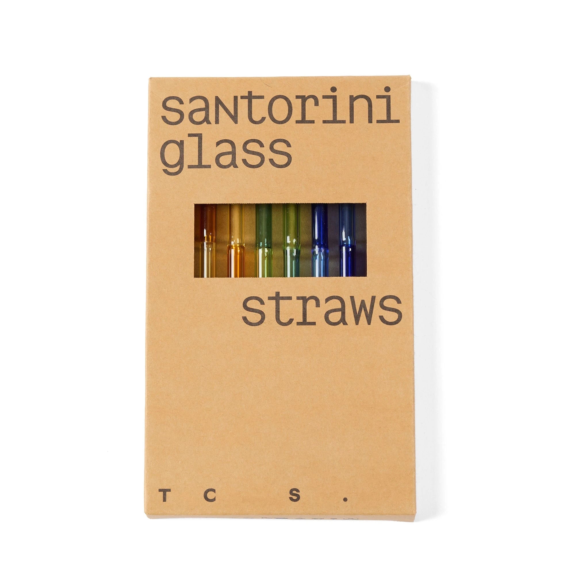 Santorini Set of 6 Glass Straws by The Conran Shop - Lifestory