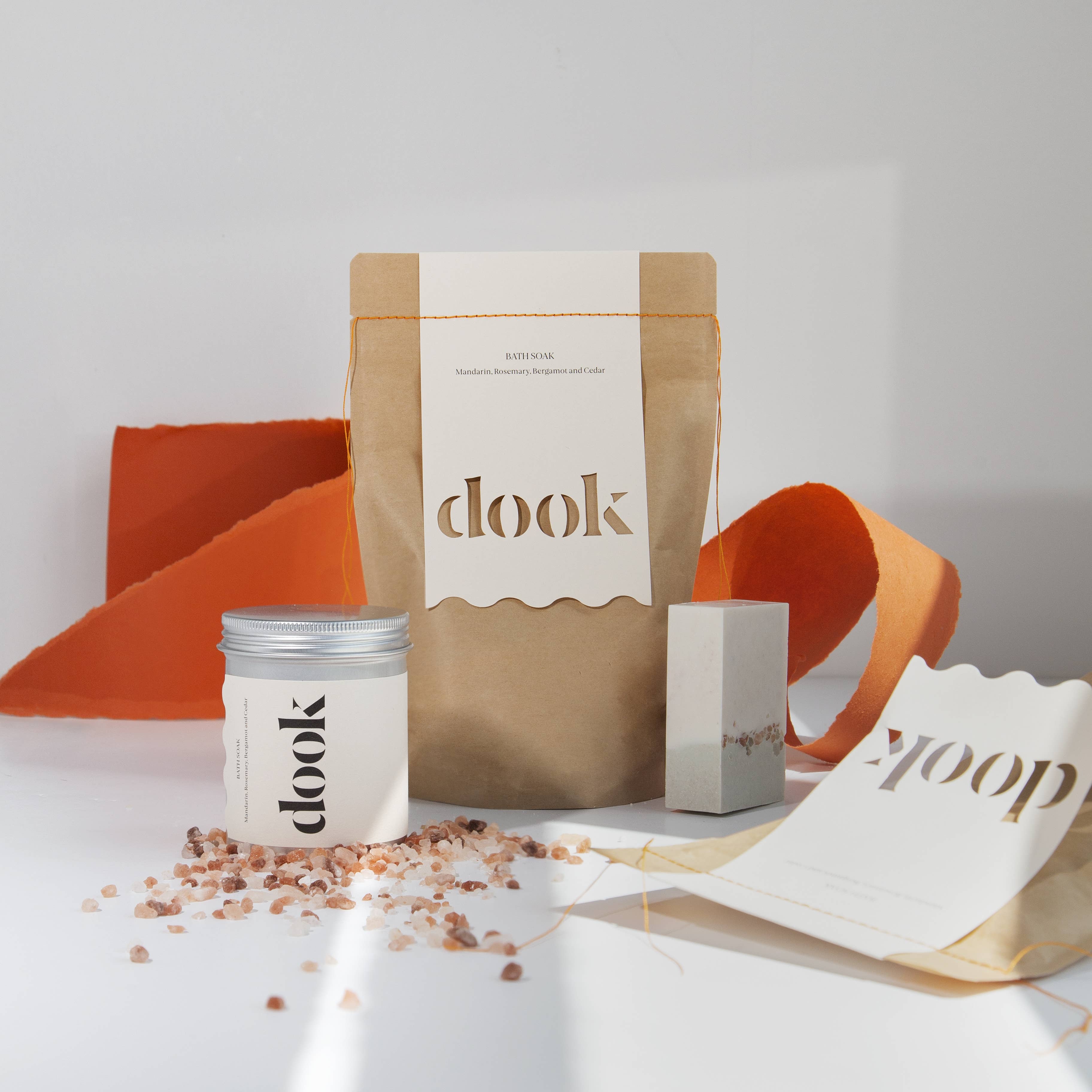 Dook 200g Tin Bath Soak - Mandarin, Bergamot, Rosemary & Cedar | Lifestory