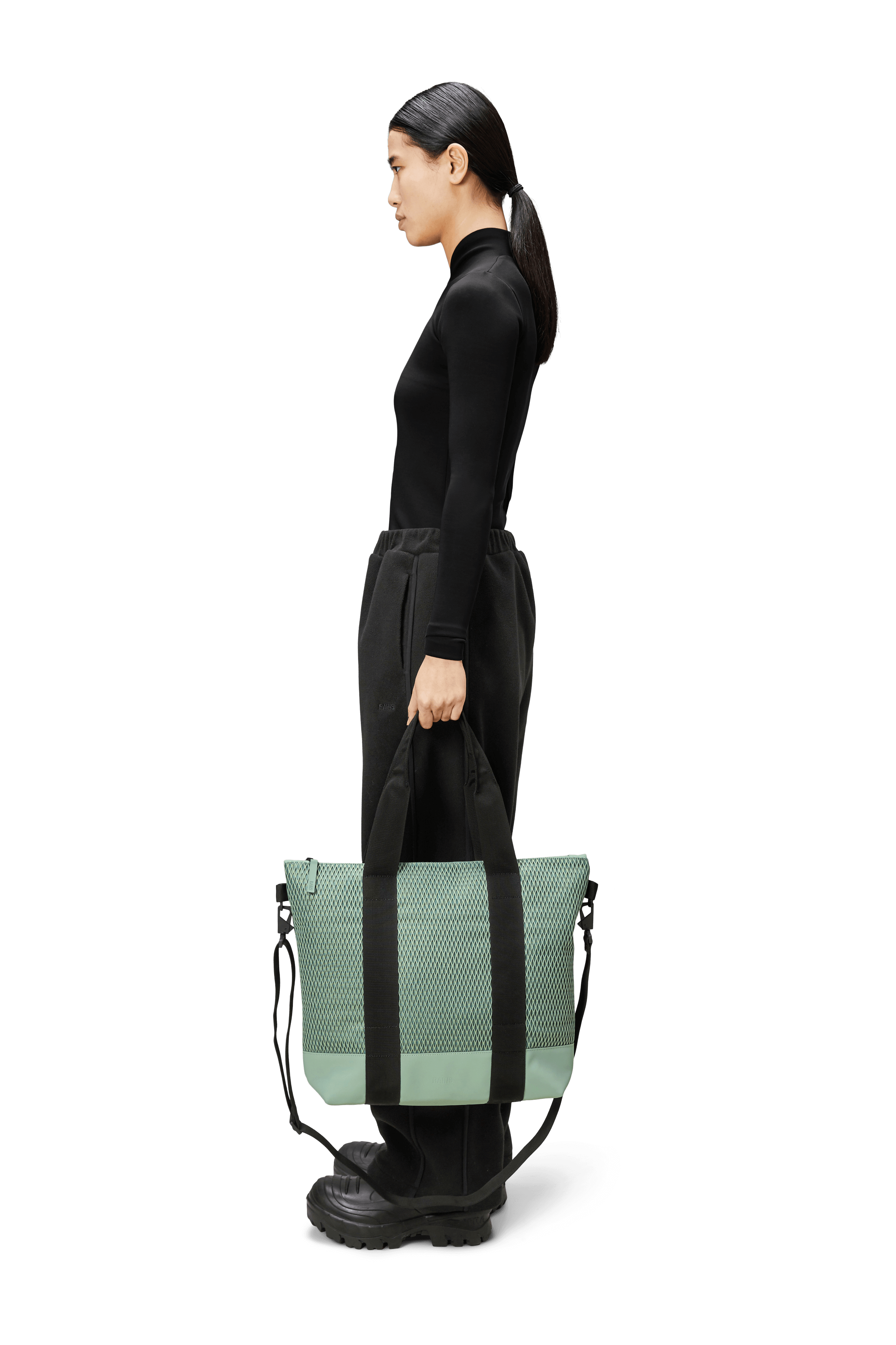 Tote Bag Mesh Mini | Haze | Waterproof | by Rains - Lifestory - Rains