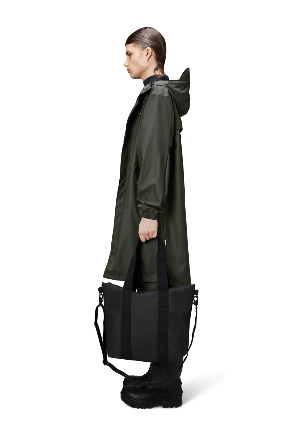 Tote Bag Mini | Black | Waterproof | by Rains - Lifestory - Rains