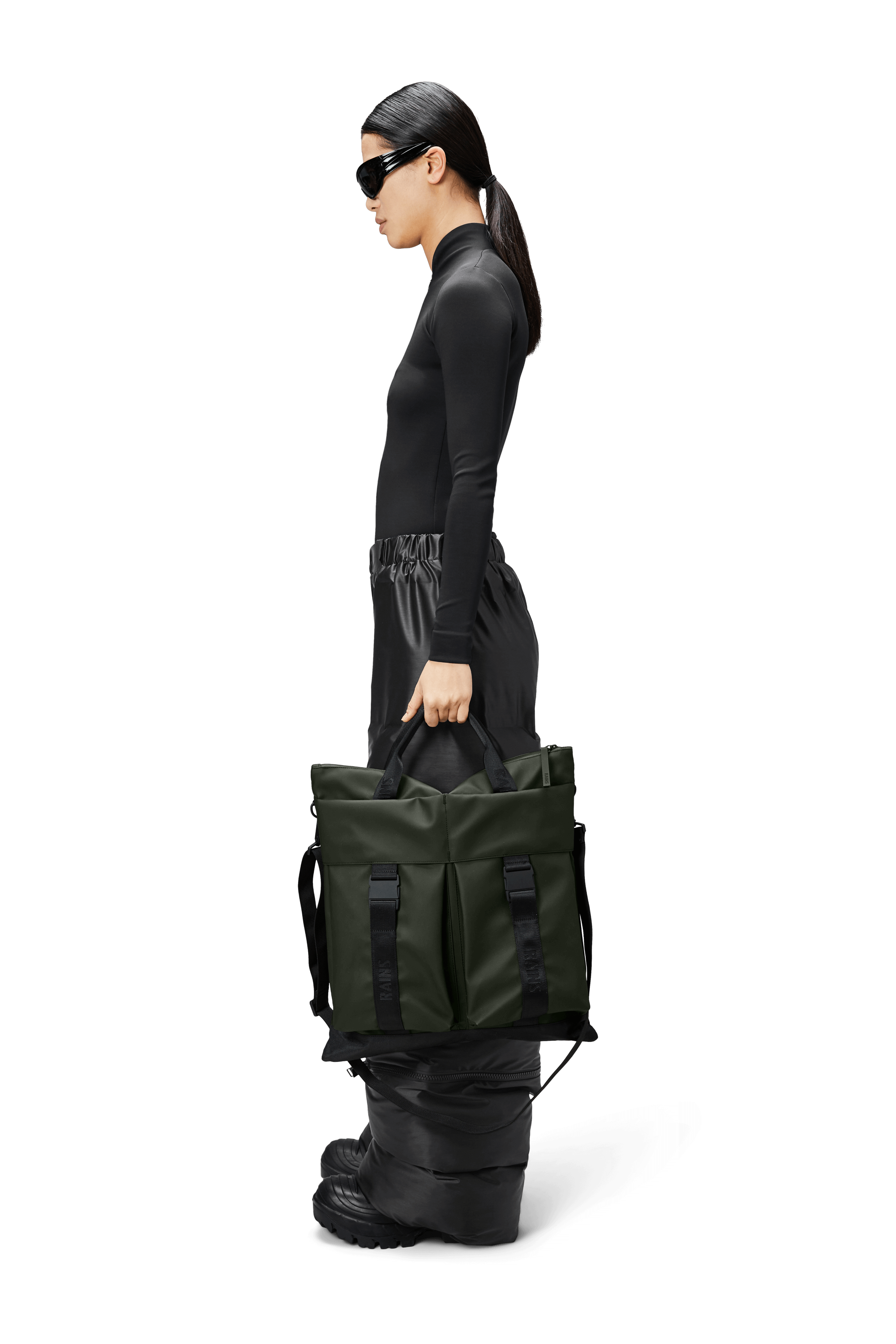 Trail Tote Bag | Green | Waterproof | by Rains - Lifestory - Rains