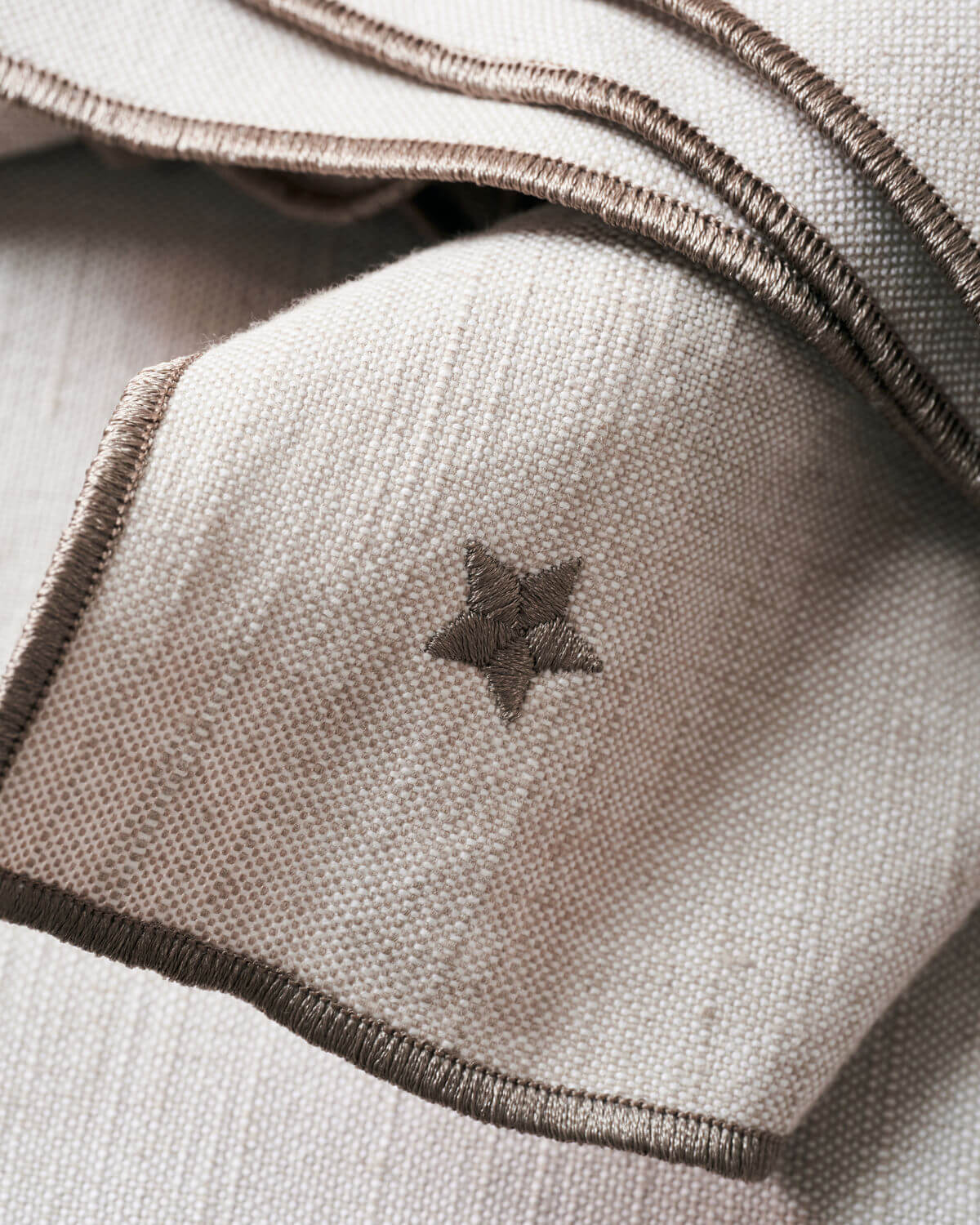 Twinkle Napkins - Set of 4 | Taupe | Cotton by House Doctor - Lifestory