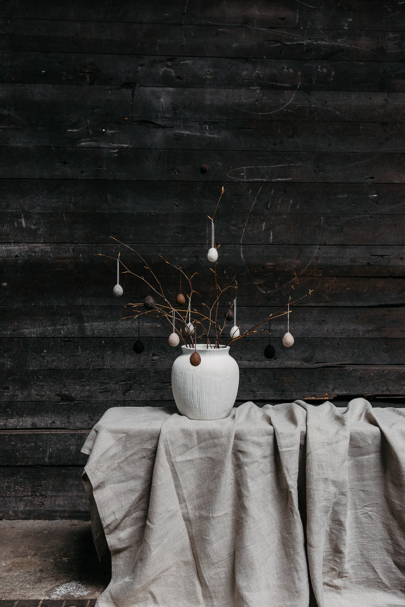 Felted Hanging Egg Decoration | Various | by Storefactory - Lifestory