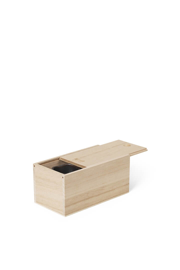Uneru Mini Pots - Set of 2 | Black | Ceramic | by ferm Living - Lifestory - ferm LIVING