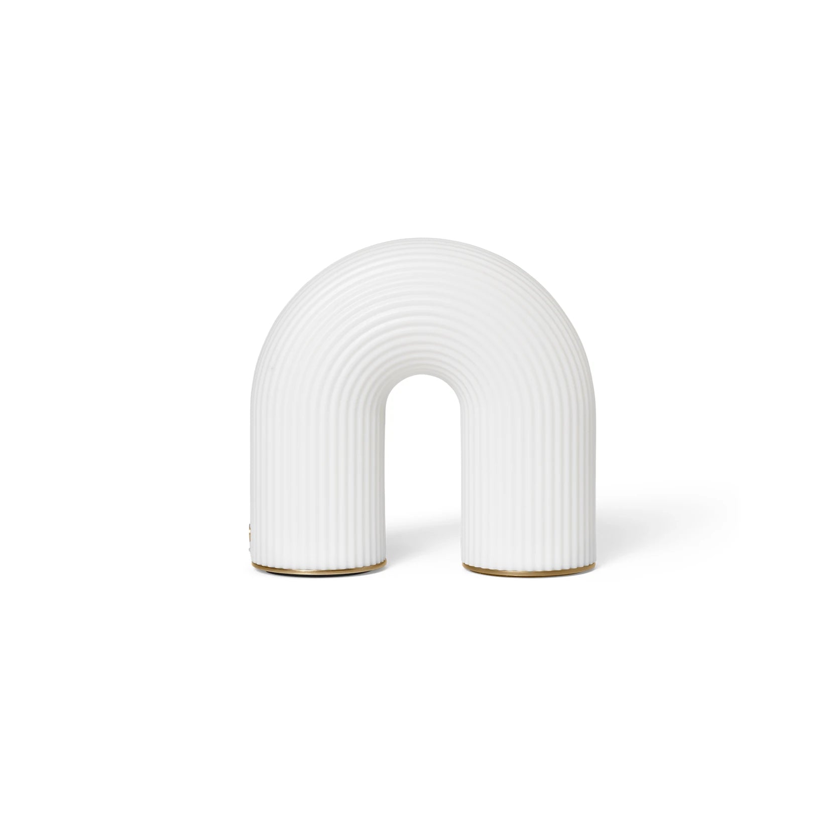 Vuelta Portable Lamp in White by ferm Living | Lifestory