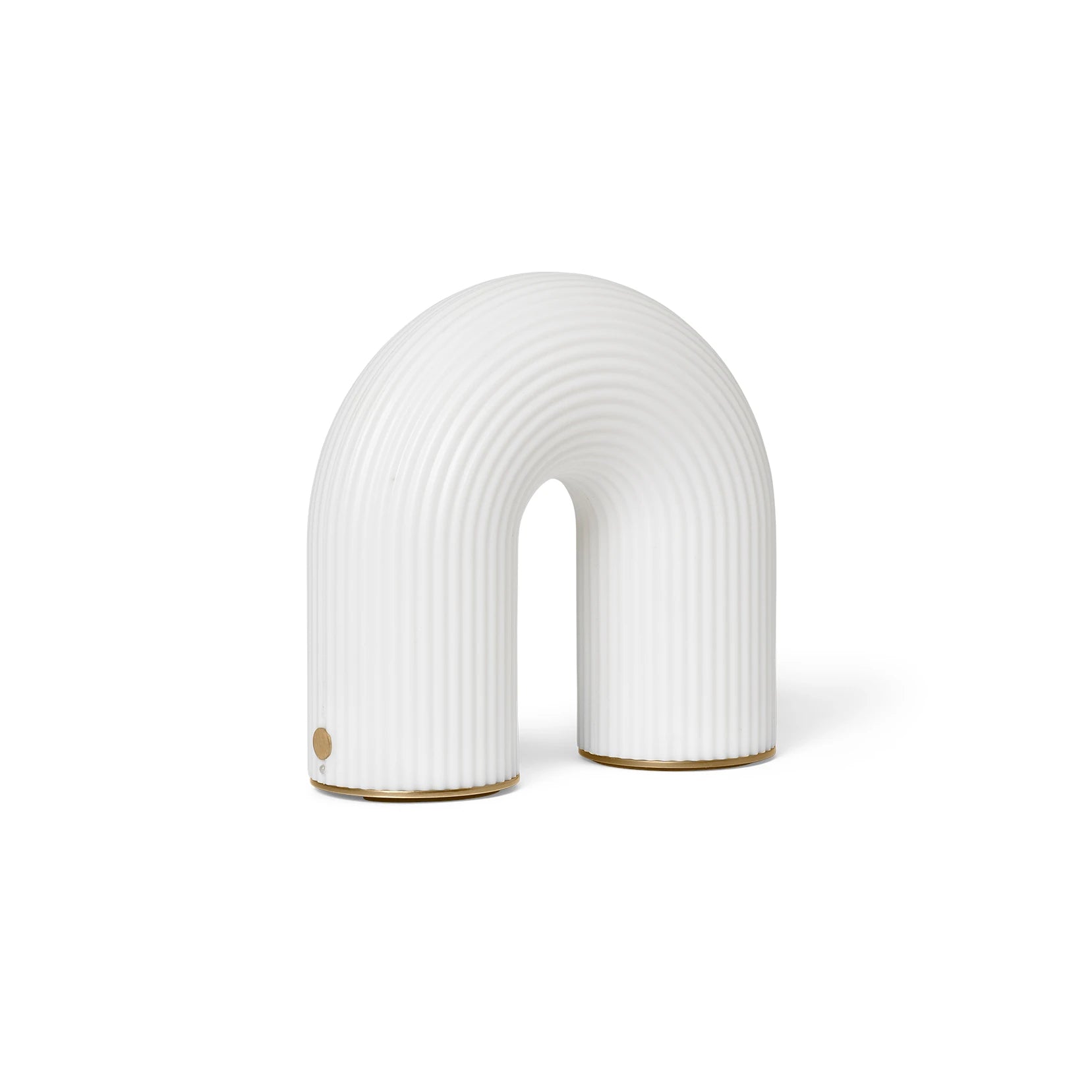 Vuelta Portable Lamp in White by ferm Living | Lifestory