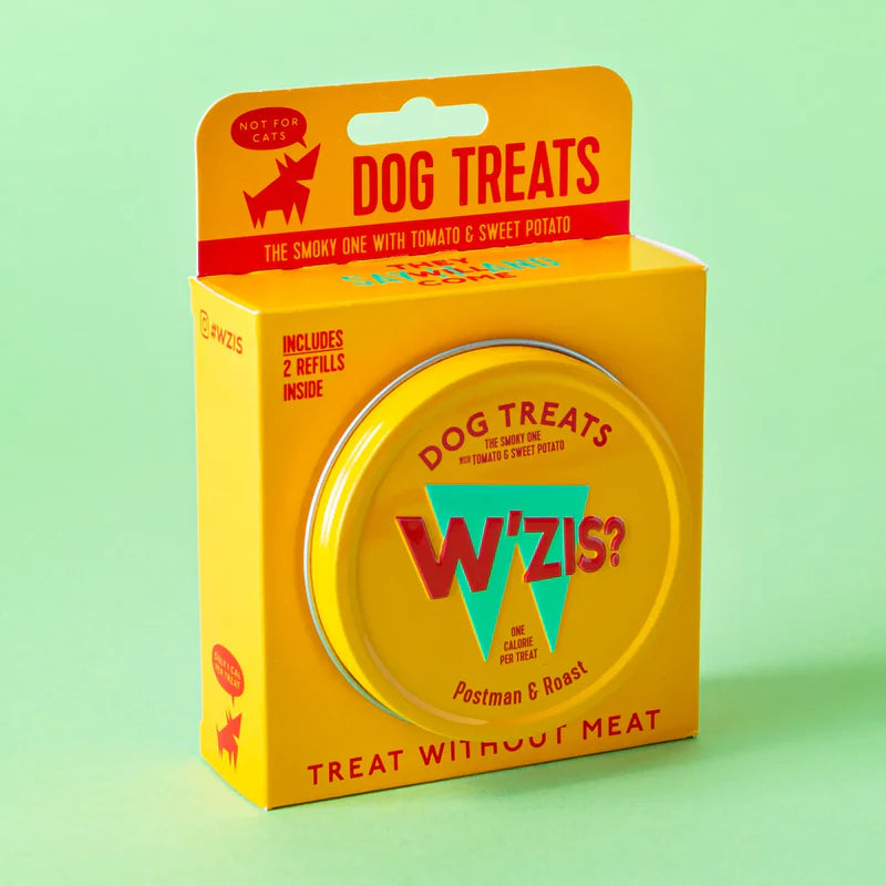 W'zis Plant Based Dog Treat Gift Box Tin & Refill - 3 Flavours - Lifestory