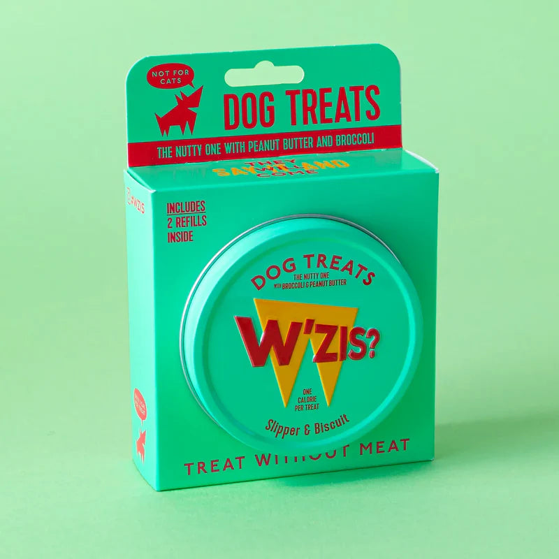 W'zis Plant Based Dog Treat Gift Box Tin & Refill - 3 Flavours - Lifestory