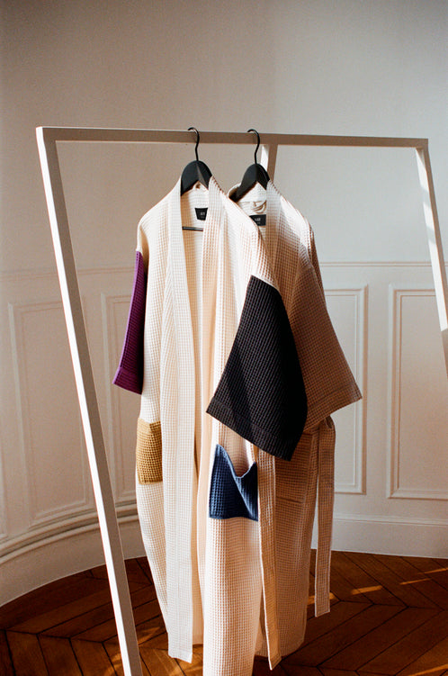 Hay Cotton Waffle Bathrobe - Lifestory