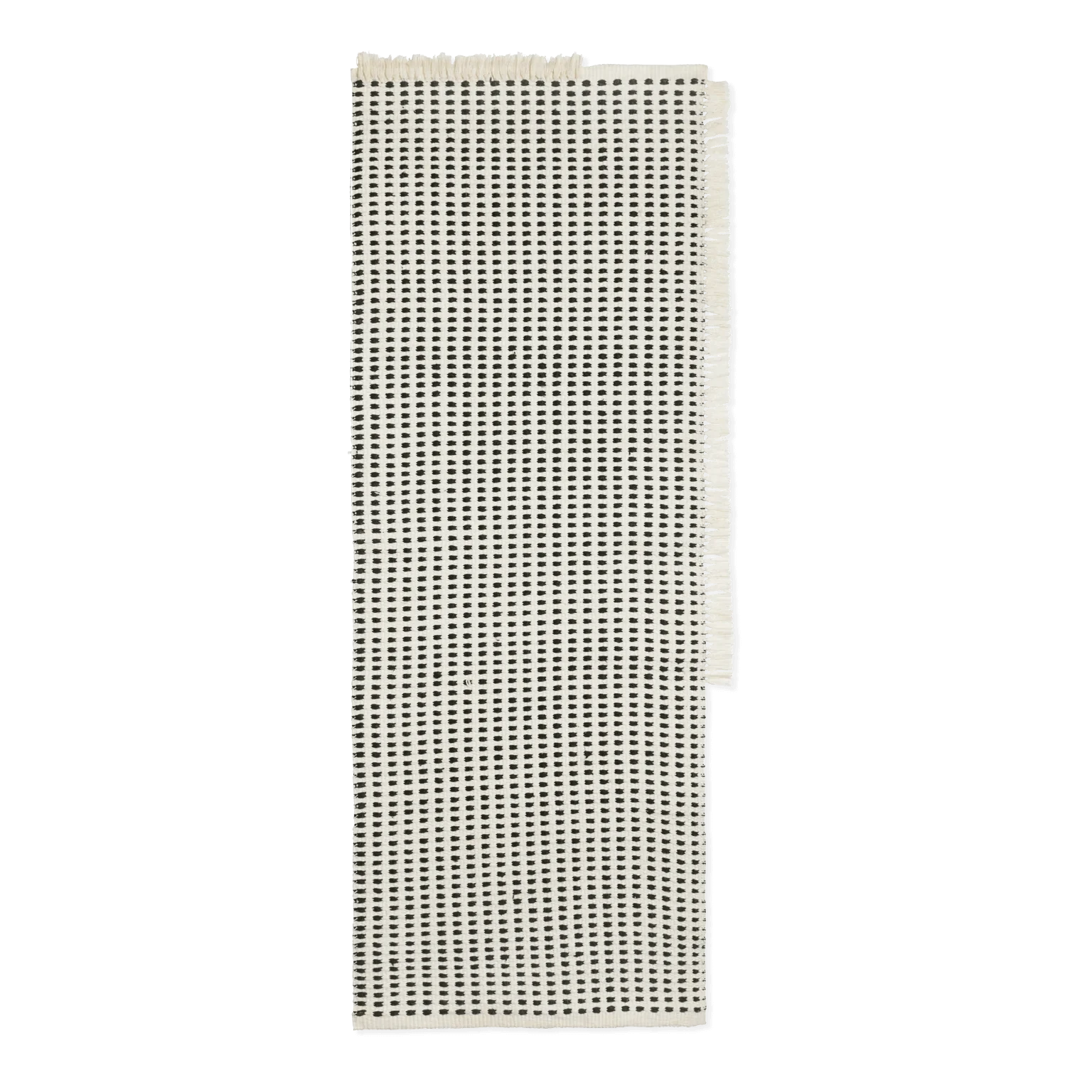 Way Runner Rug | 180 x 70cm | Off White & Navy | Outdoor or Indoor | by ferm Living - Lifestory
