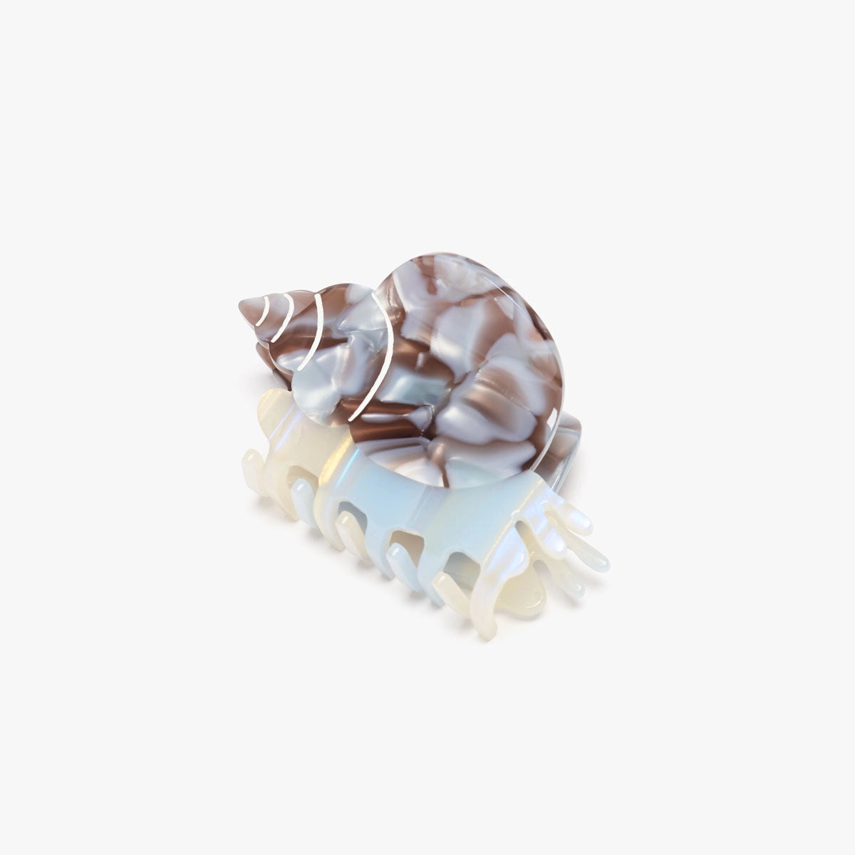 Winona Irene Blue Whelk Sea Snail Acetate Hair Claw