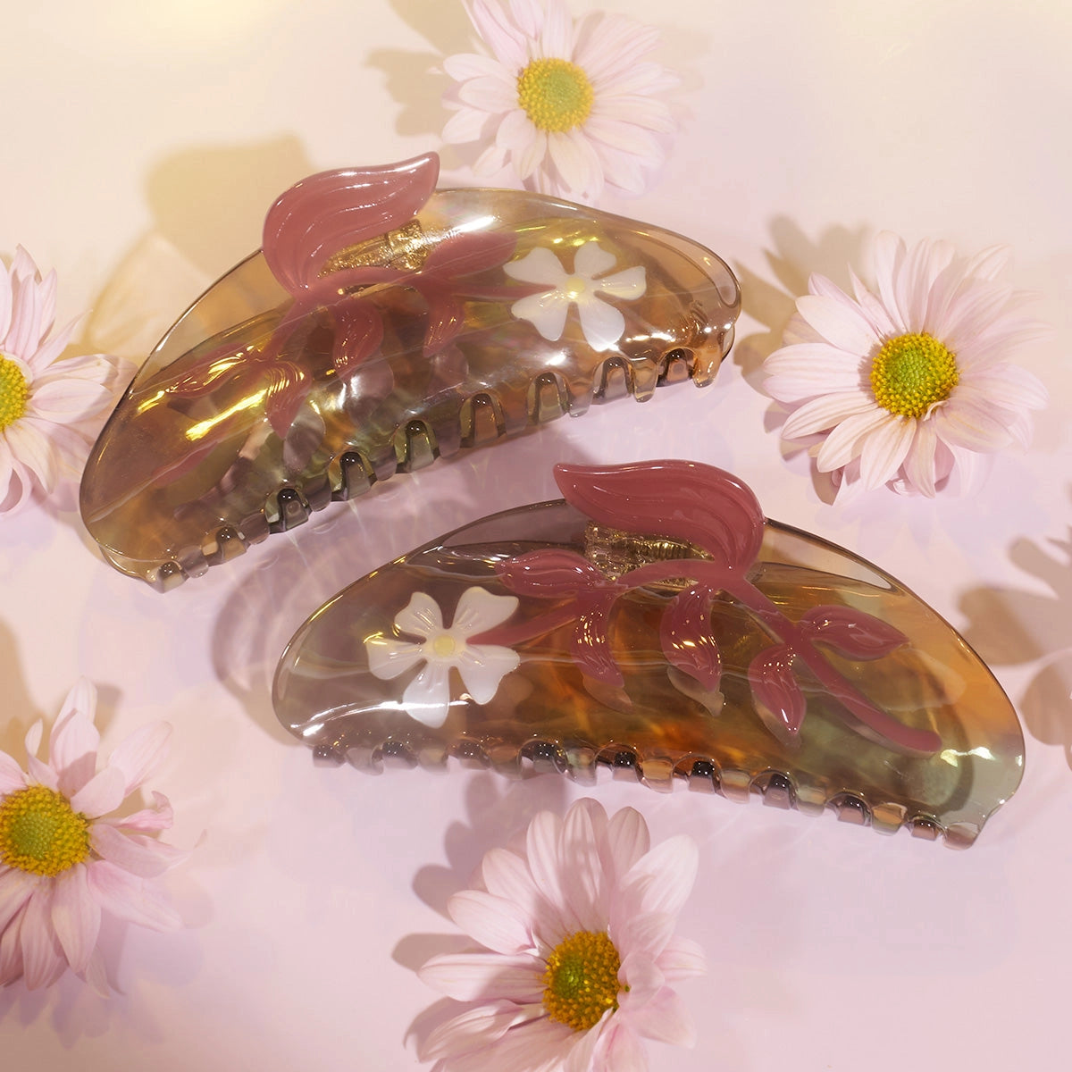 Winona Irene Chloris Floral Wildflower Hair Claw - Lifestory