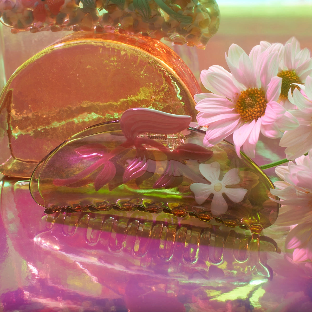 Winona Irene Chloris Floral Wildflower Hair Claw - Lifestory