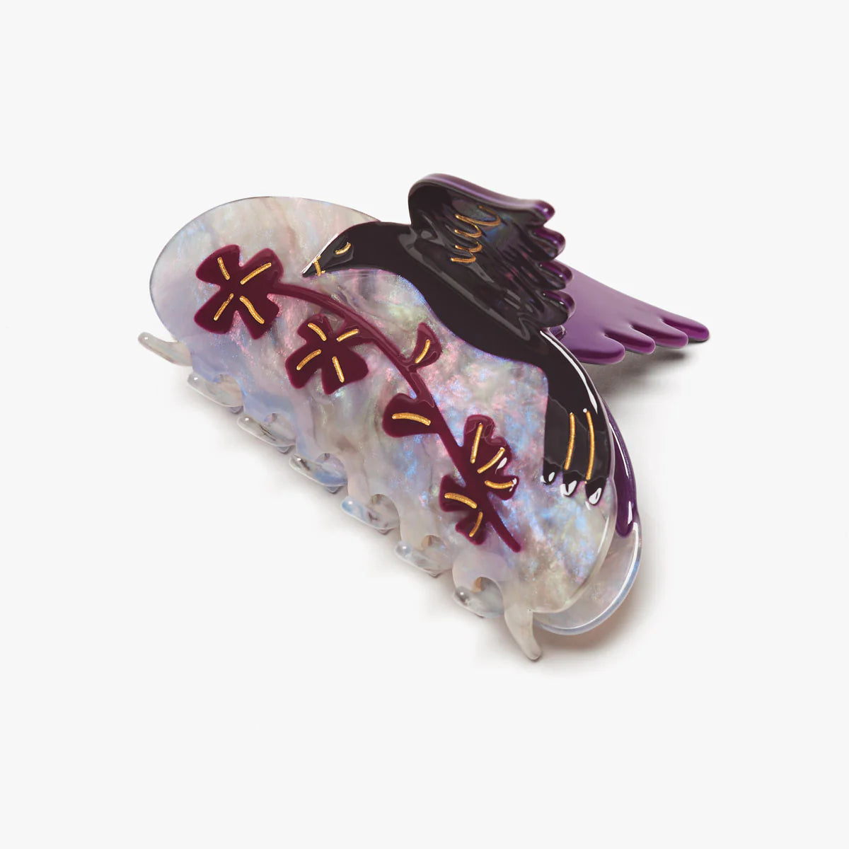 Winona Irene Oxalis & Blackbird Acetate Hair Claw - Lifestory