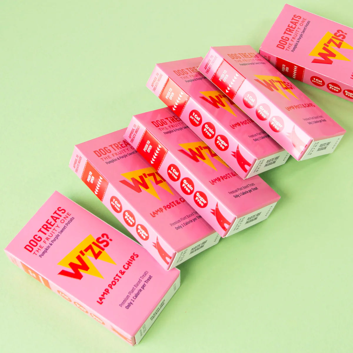 W'zis Plant Based Dog Grab & Go Treat Boxes - 3 Flavours