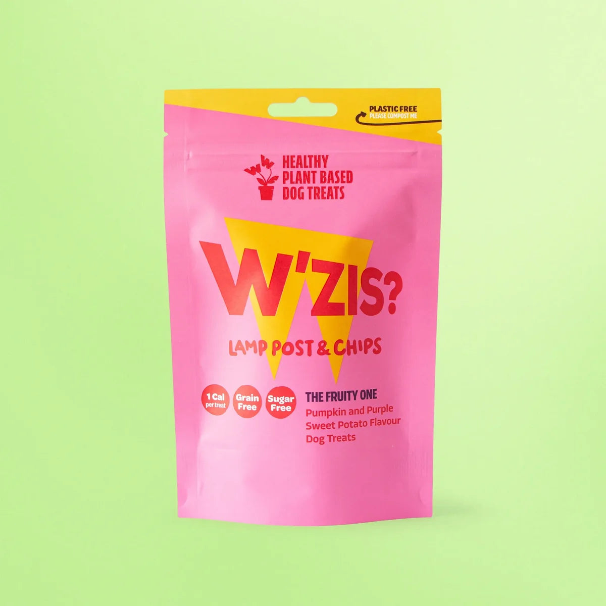 W'zis Plant Based Dog Treat Pouch - 2 Flavours