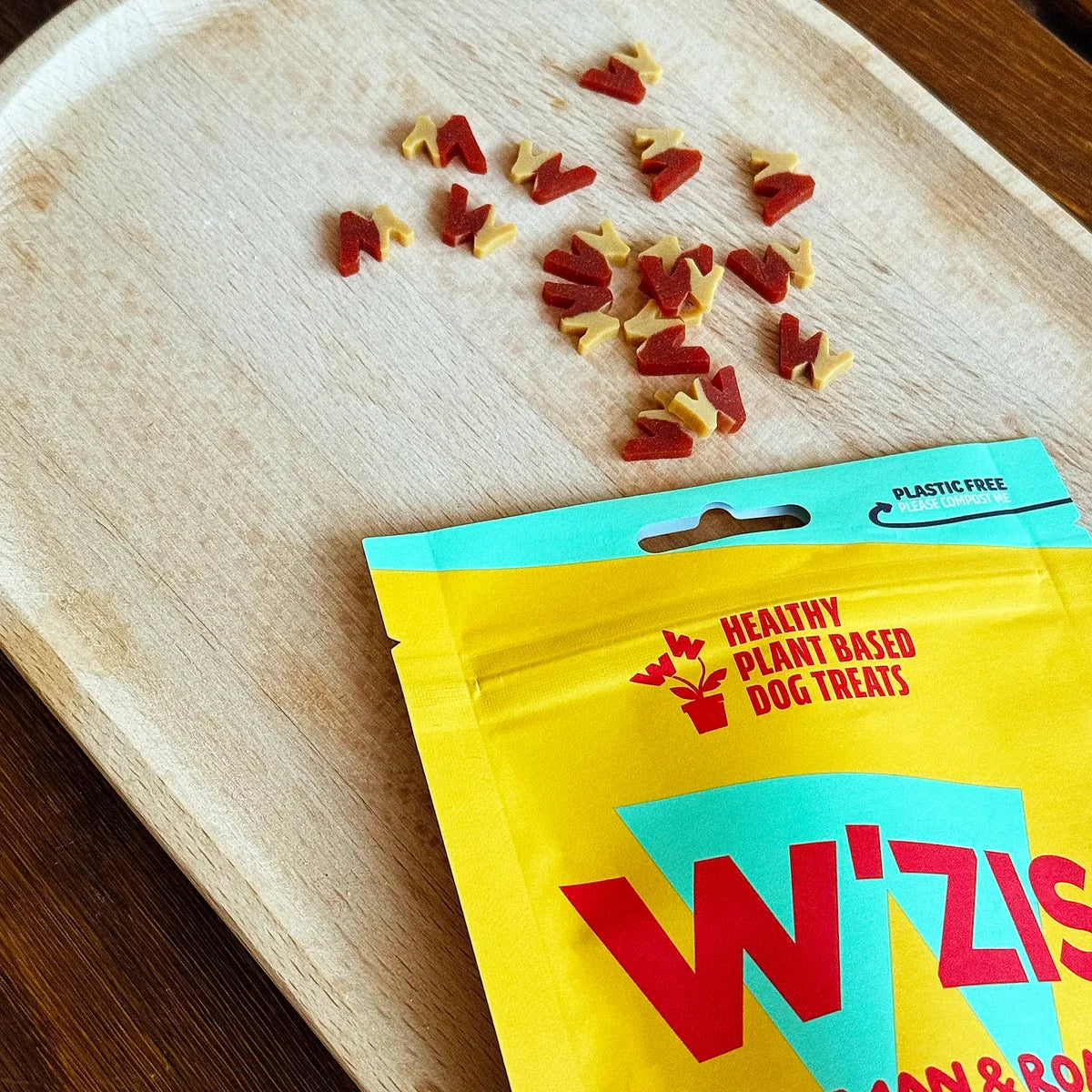 W'zis Plant Based Dog Treat Pouch - 2 Flavours