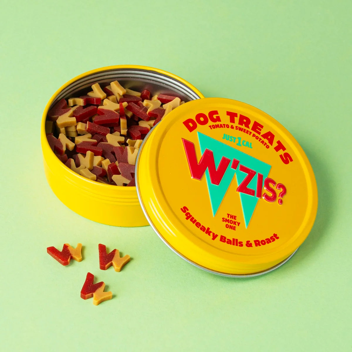 W'zis Plant Based Dog Treat Tin - 3 Flavours