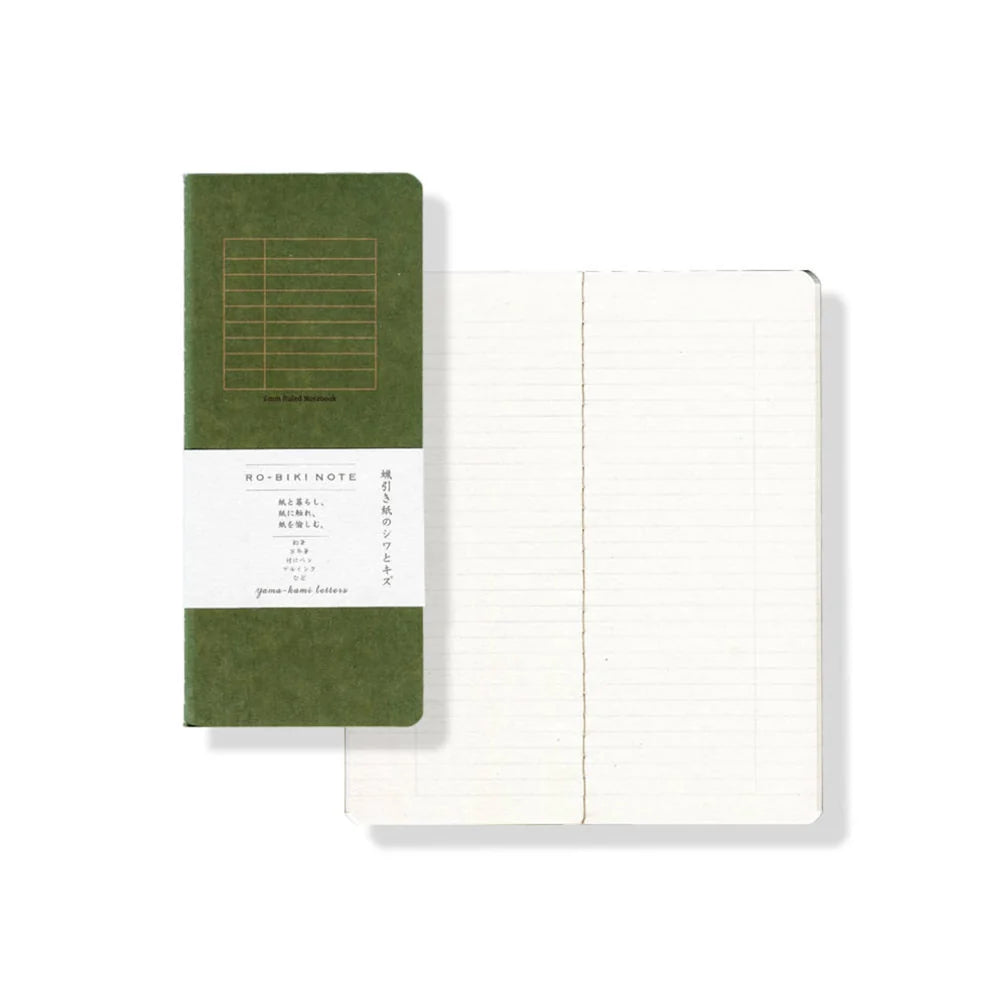 Yamamoto Paper RO-BIKI NOTE Slim Notebook - Various Formats - Lifestory
