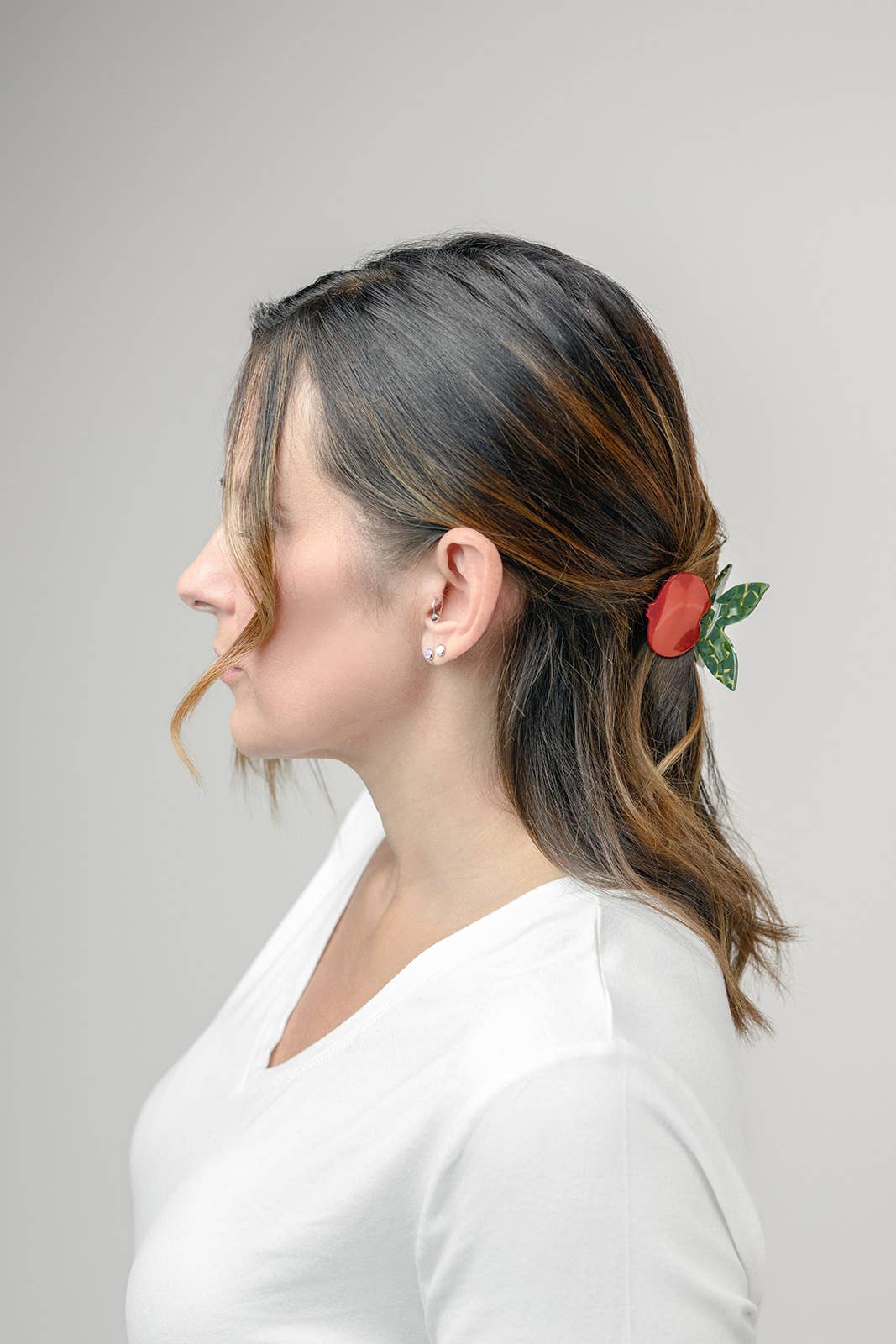 Winona Irene Red Pomegranate Acetate Hair Claw - Lifestory
