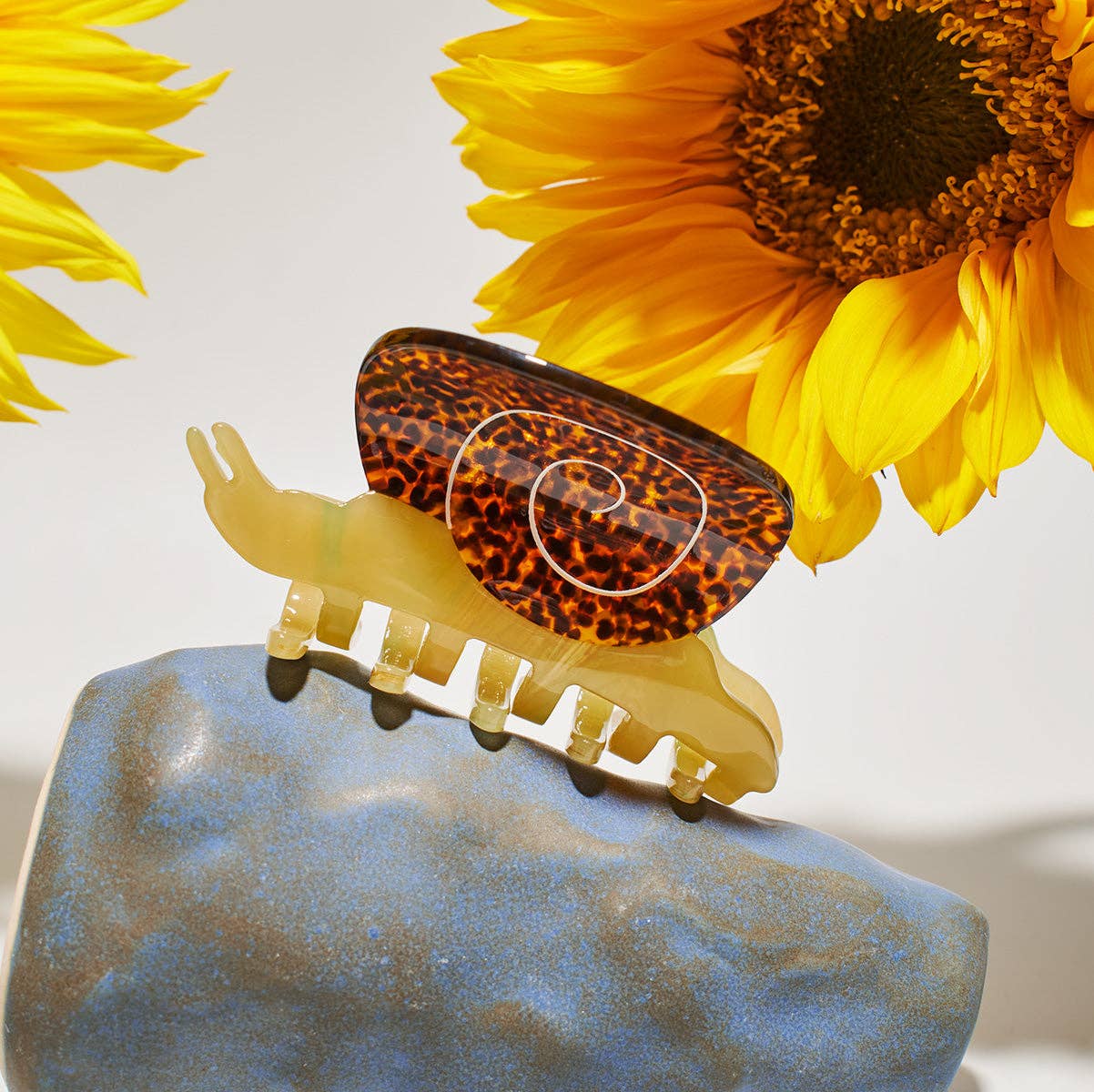 Winona Irene Garden Snail Small Acetate Hair Claw - Lifestory