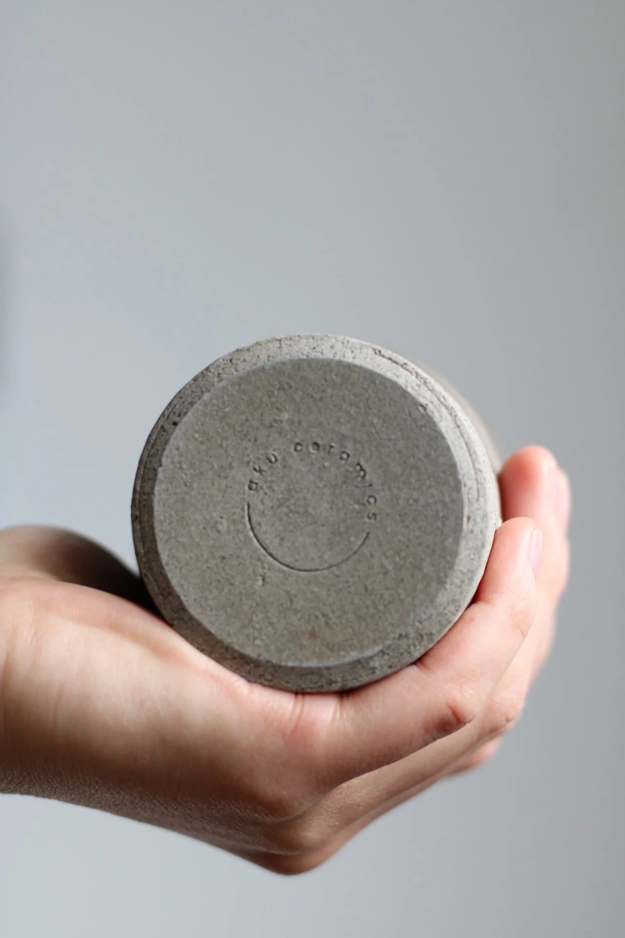 Patterned Beaker Mug in Tamba | Hand Thrown | by Aku Ceramics - Lifestory