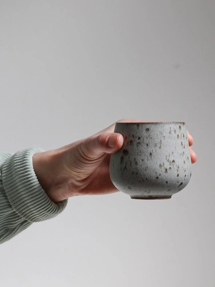Large Cup - 250ml | Speckled Haar | Hand Thrown | by Aku Ceramics - Lifestory
