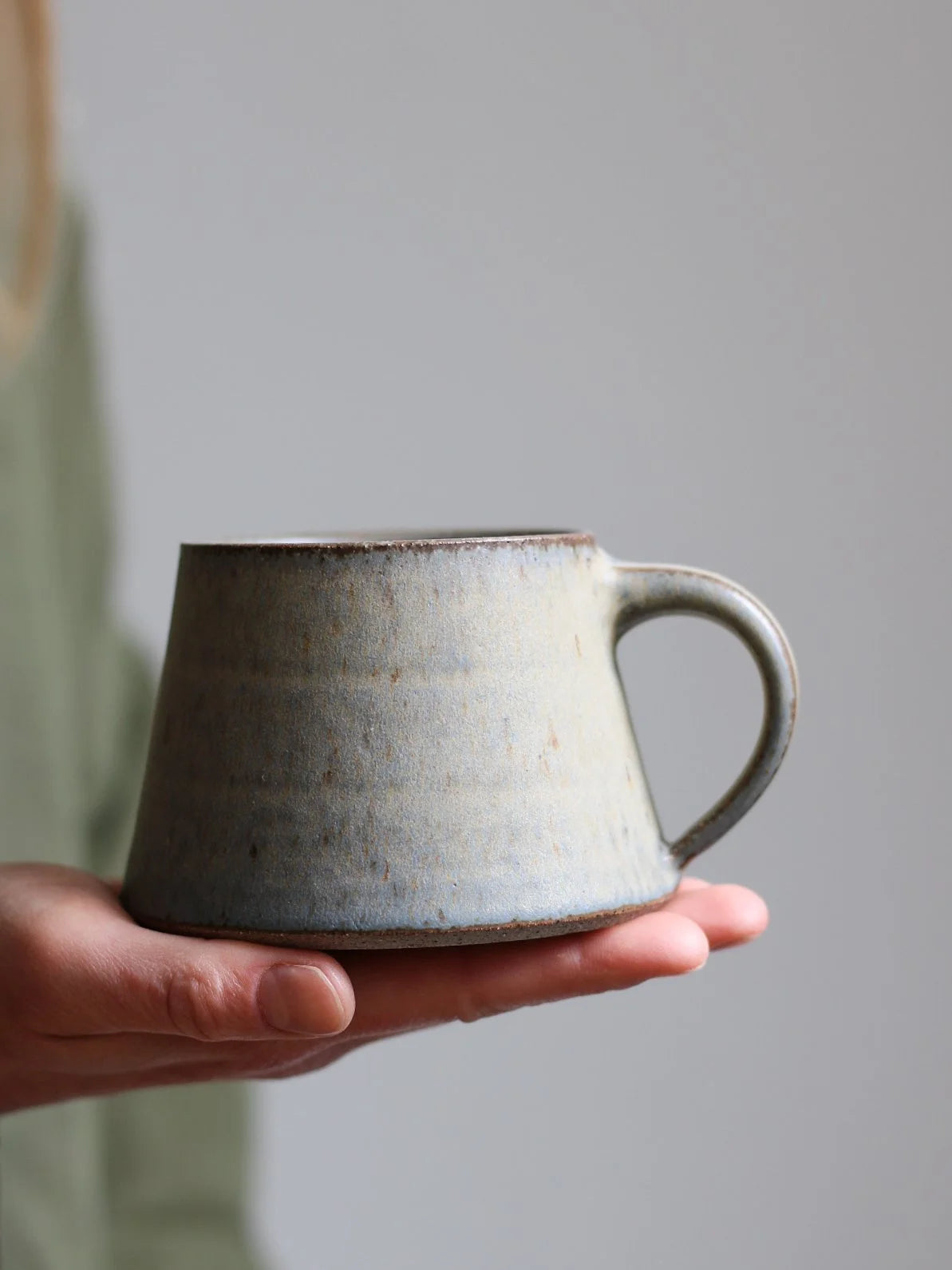 Short Mug in Loch Glaze | 320ml | Hand Thrown | by Aku Ceramics