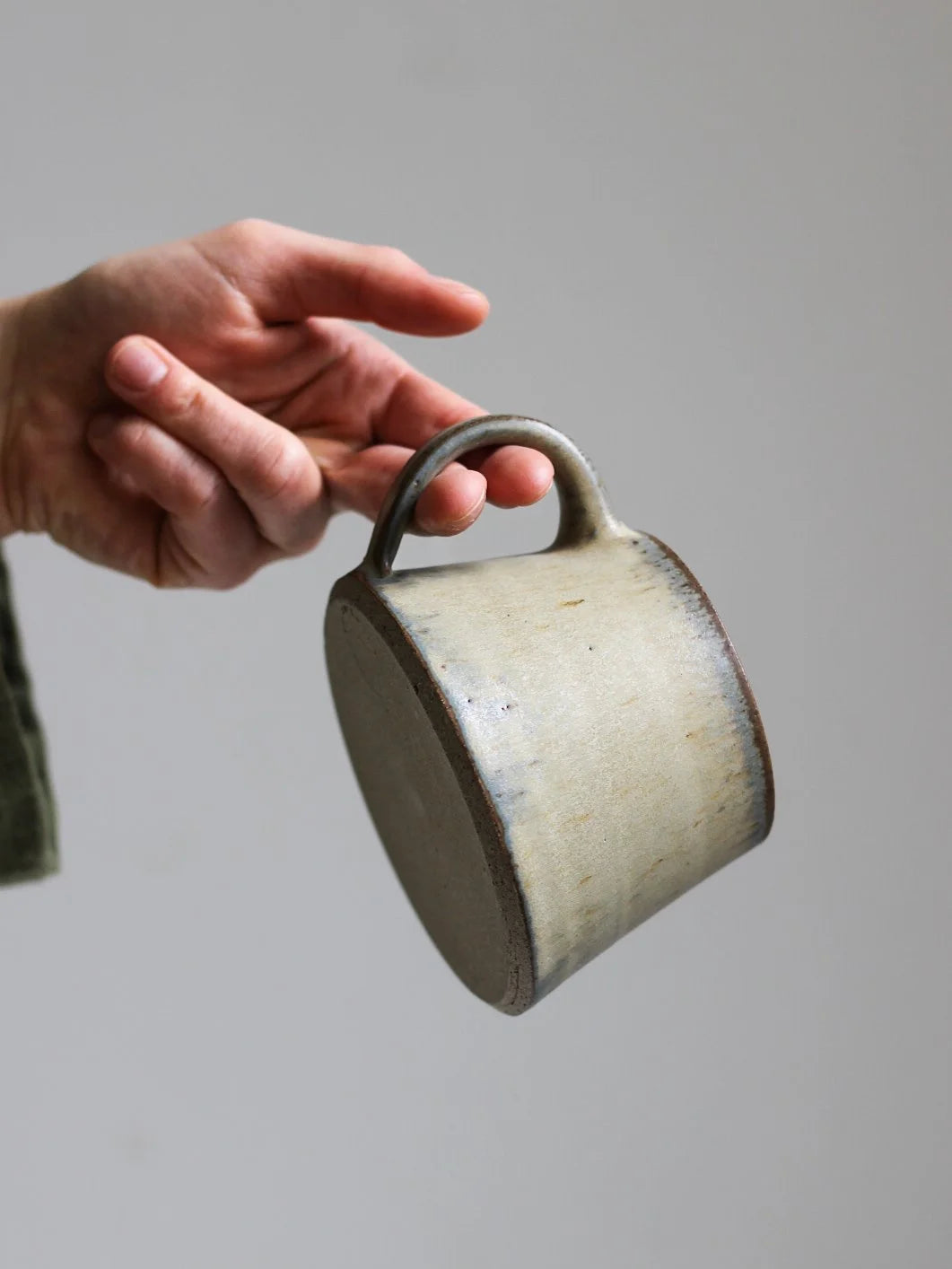 Short Mug in Loch Glaze | 320ml | Hand Thrown | by Aku Ceramics