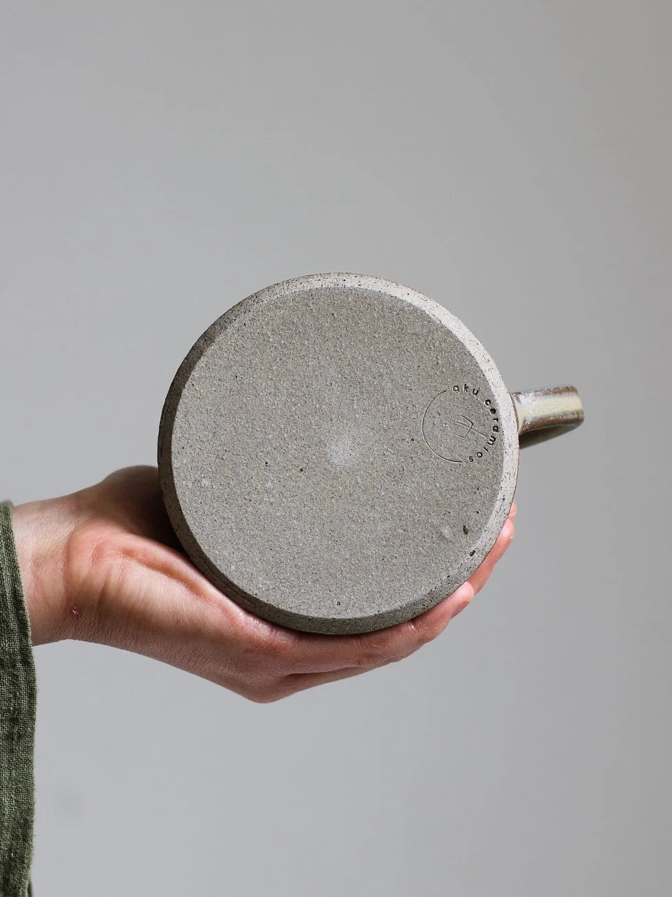 Short Mug in Loch Glaze | 320ml | Hand Thrown | by Aku Ceramics