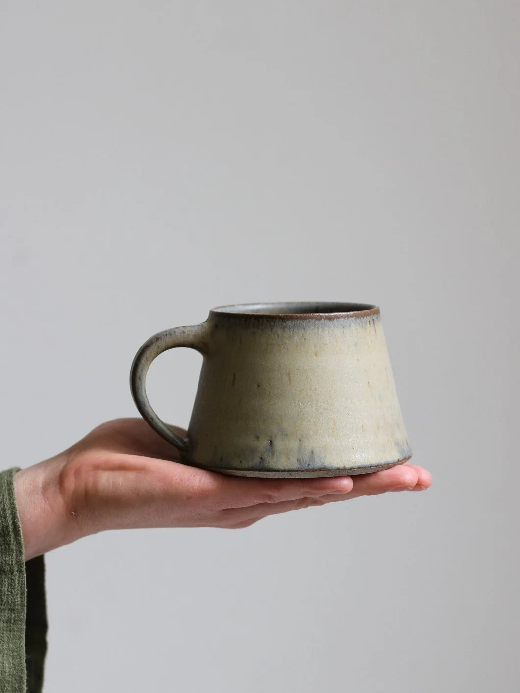 Short Mug in Loch Glaze | 320ml | Hand Thrown | by Aku Ceramics