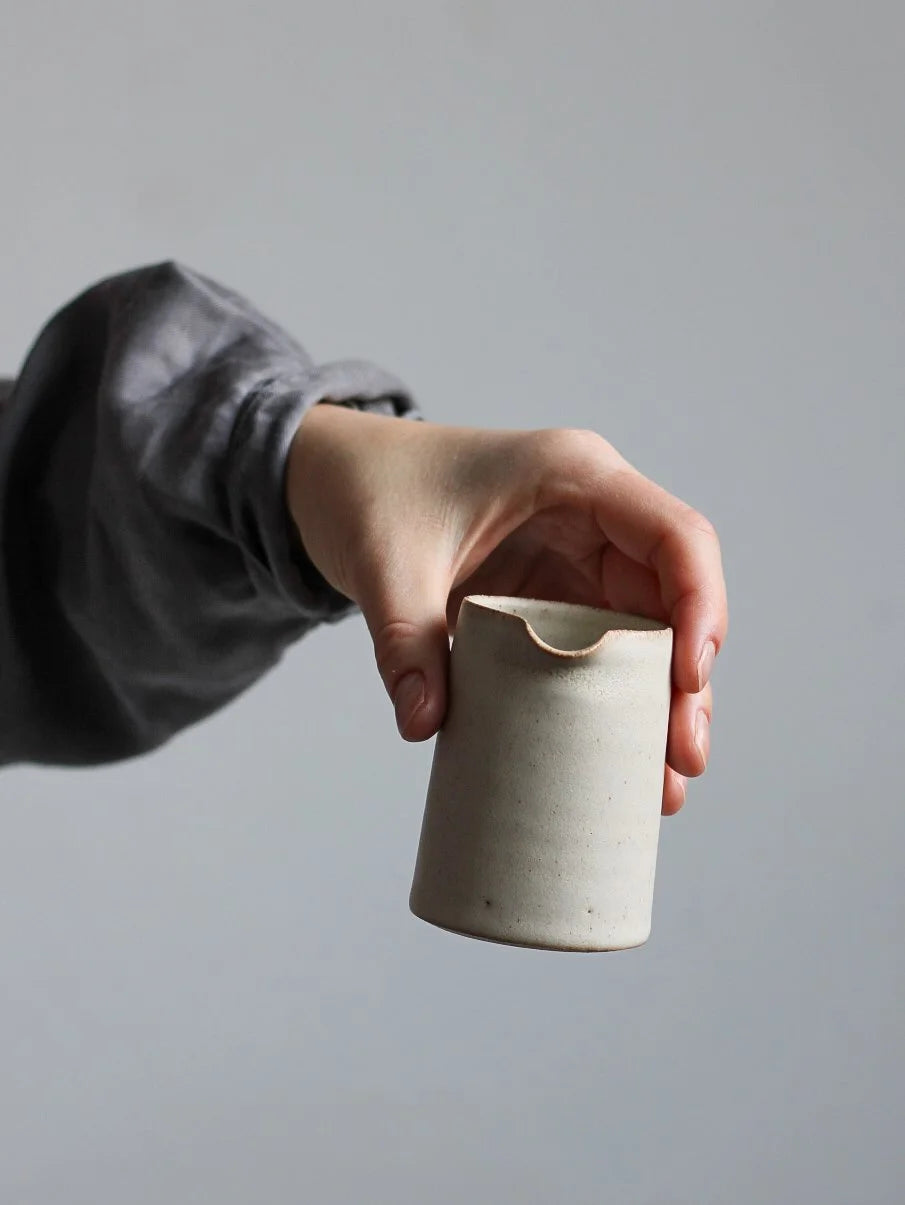 Small Jug | Ivory | Hand Thrown Stoneware | by Aku Ceramics - Lifestory