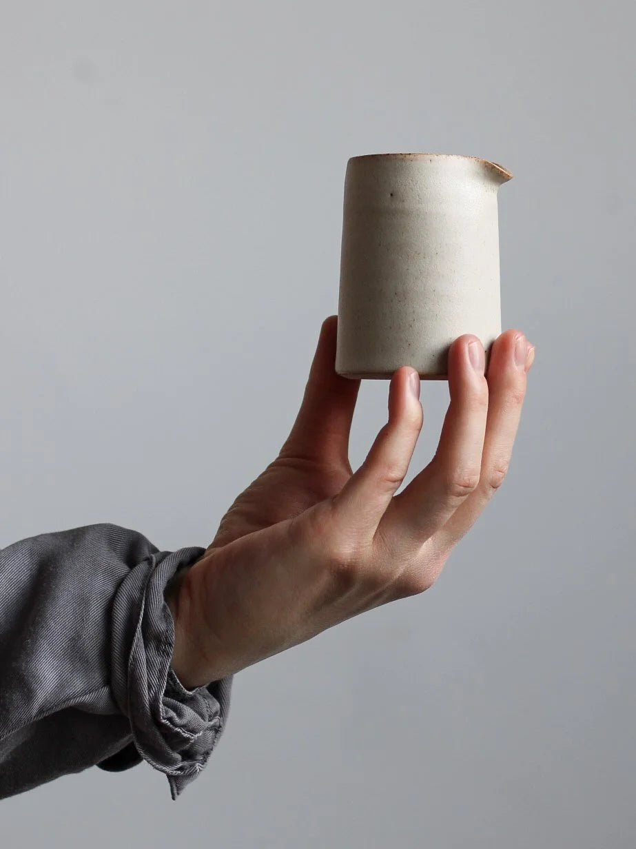 Small Jug | Ivory | Hand Thrown Stoneware | by Aku Ceramics - Lifestory