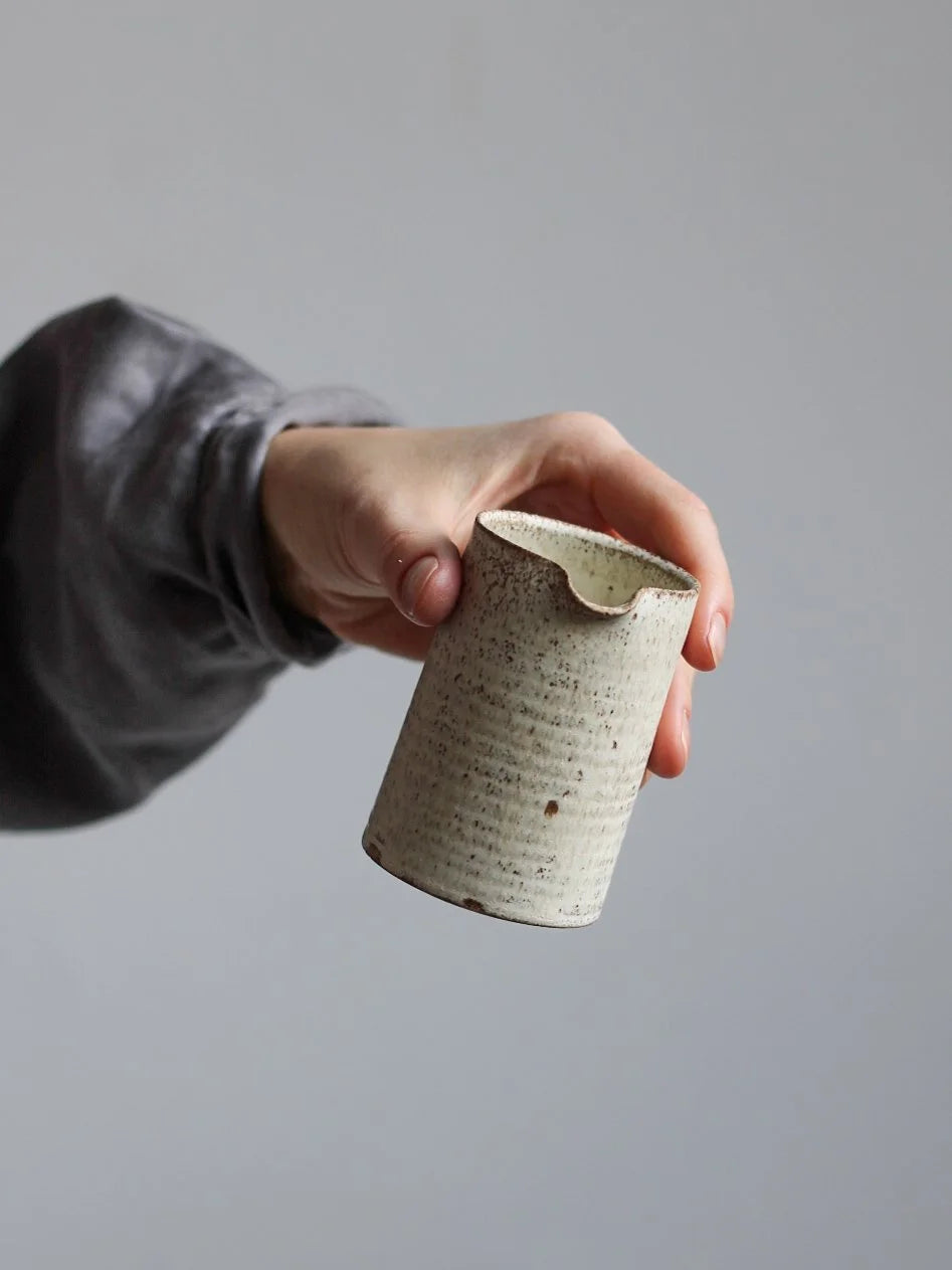 Small Jug | Textured Dune Glaze | Hand Thrown Stoneware | by Aku Ceramics - Lifestory