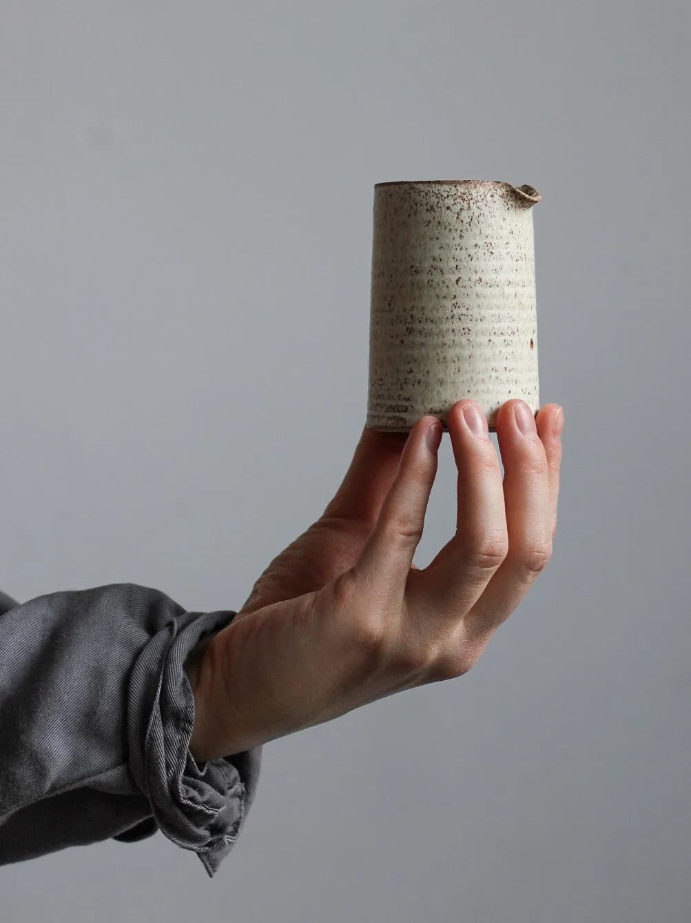 Small Jug | Textured Dune Glaze | Hand Thrown Stoneware | by Aku Ceramics - Lifestory