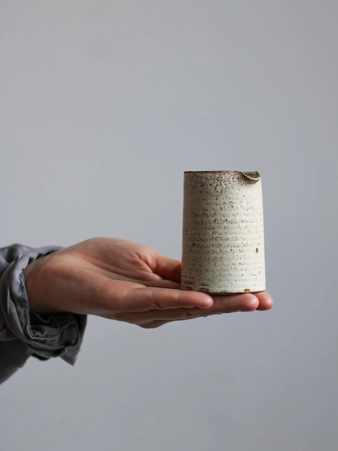 Small Jug | Textured Dune Glaze | Hand Thrown Stoneware | by Aku Ceramics - Lifestory