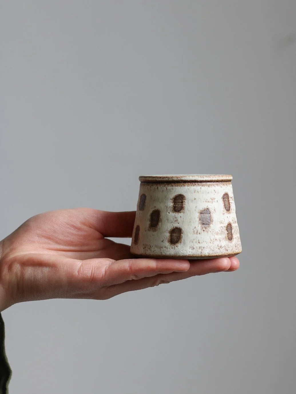 Small Lidded Jar | Dune | by Aku Ceramics - Lifestory