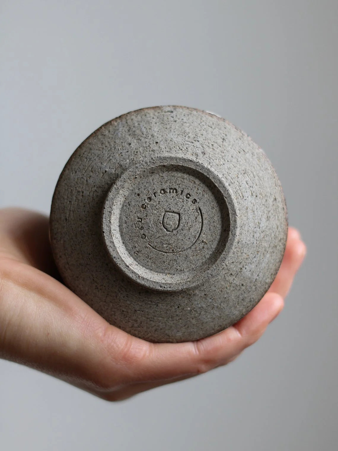 Yunomi Cup in Stripe Patterned Glaze | 250ml | by Aku Ceramics - Lifestory