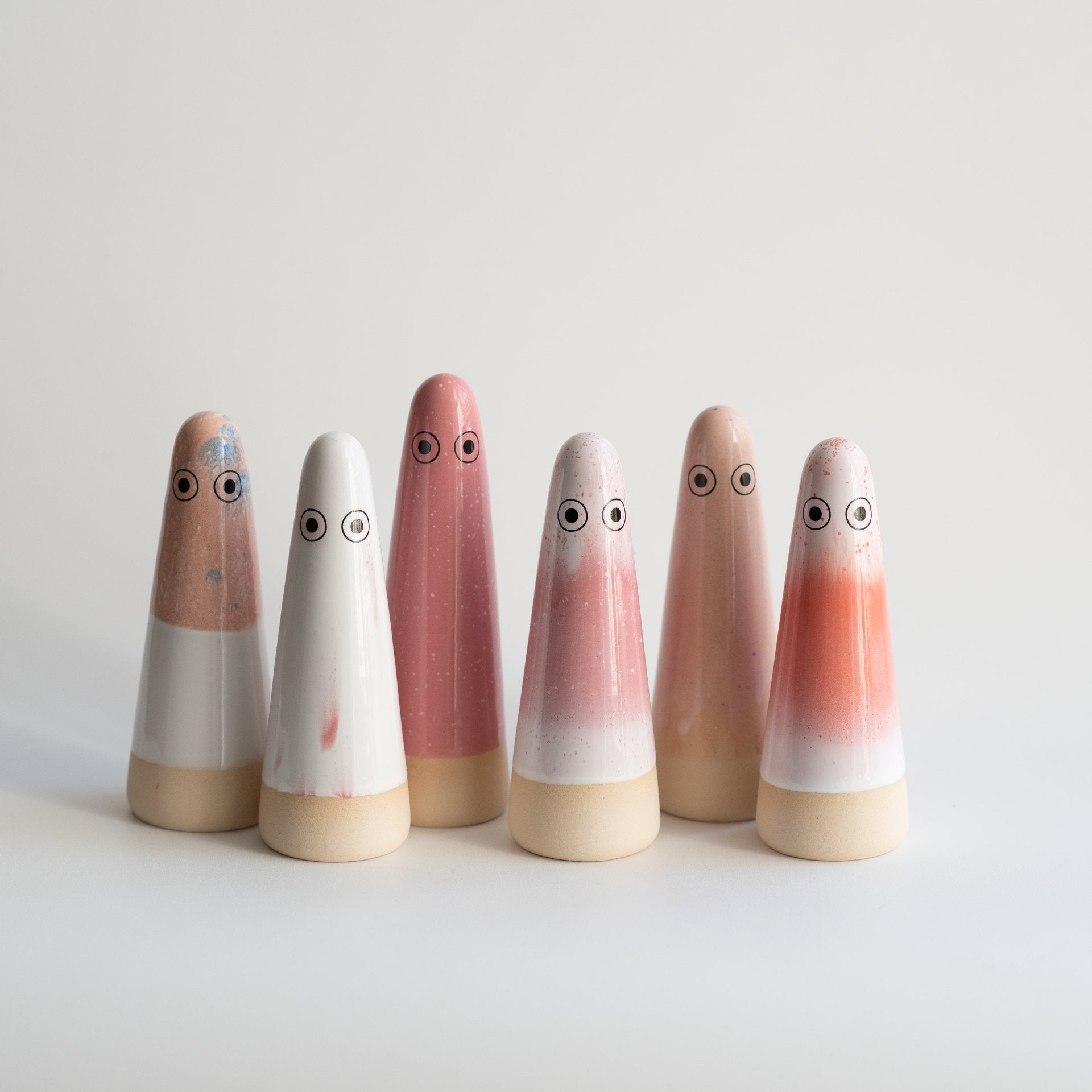 Studio Arhoj Ghosts in Various Pink Glazes - Lifestory