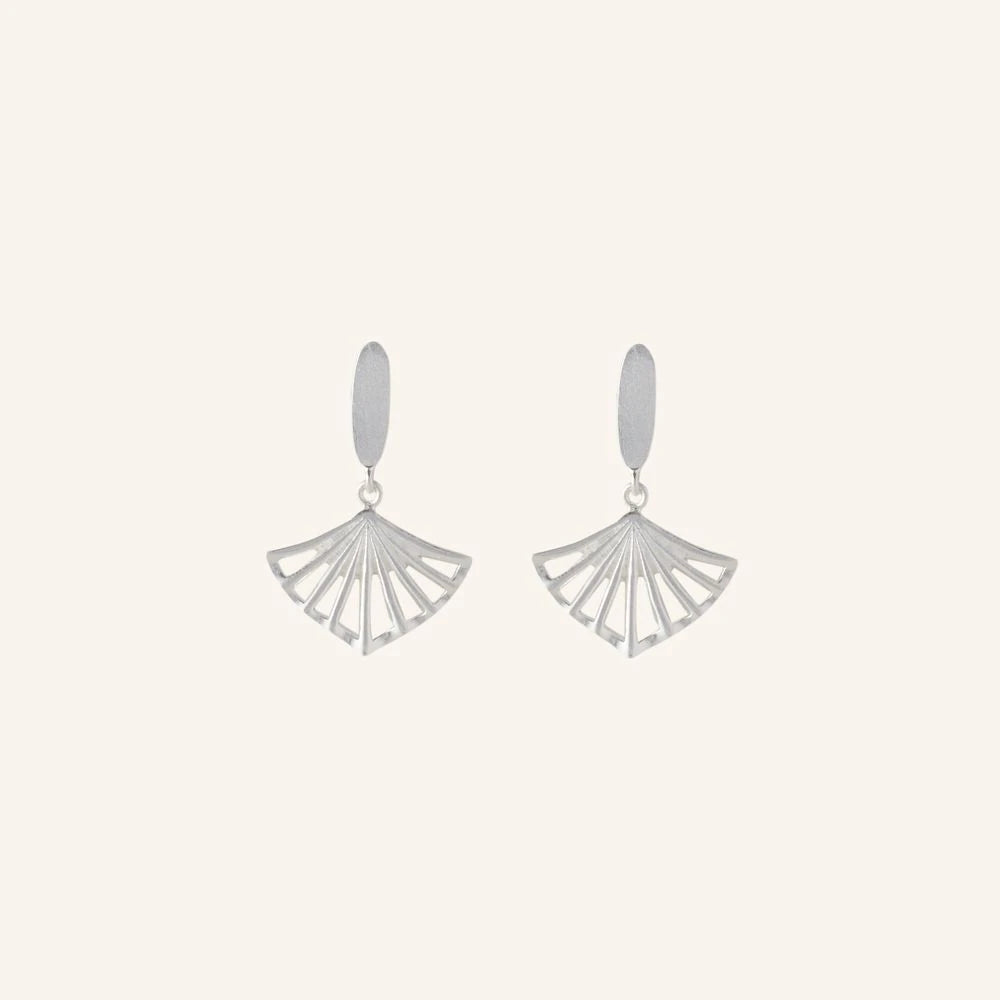 Ballerina Earrings in Silver by Pernille Corydon