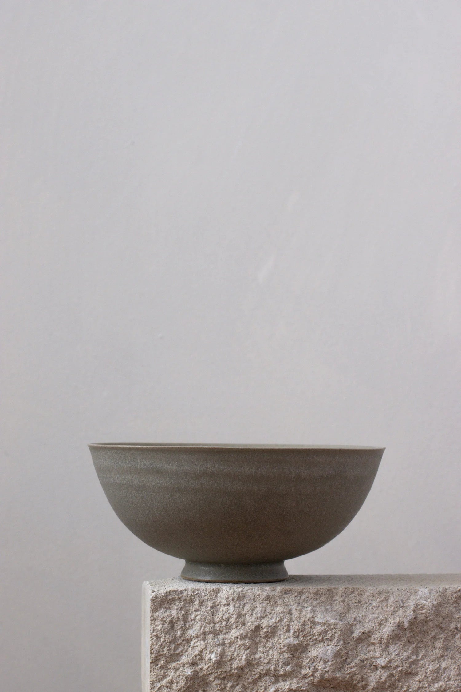 Small Footed Bowl | Feather Grey | by Borja Moronta
