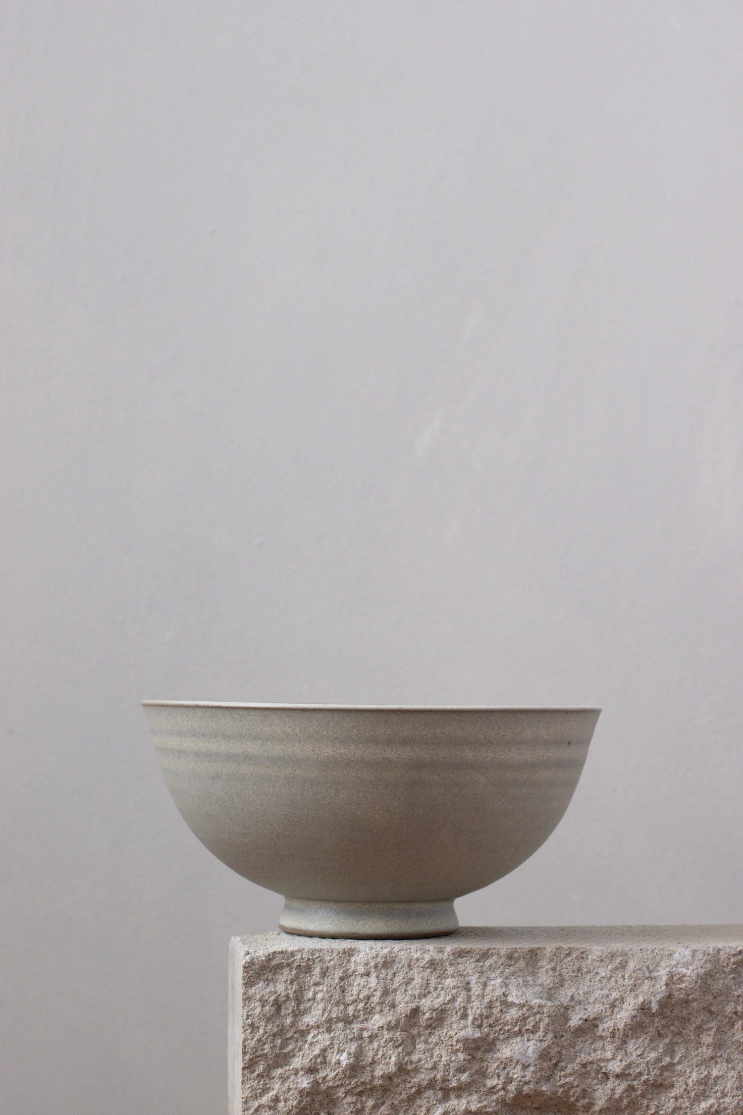 Small Footed Bowl | Cloud White | by Borja Moronta